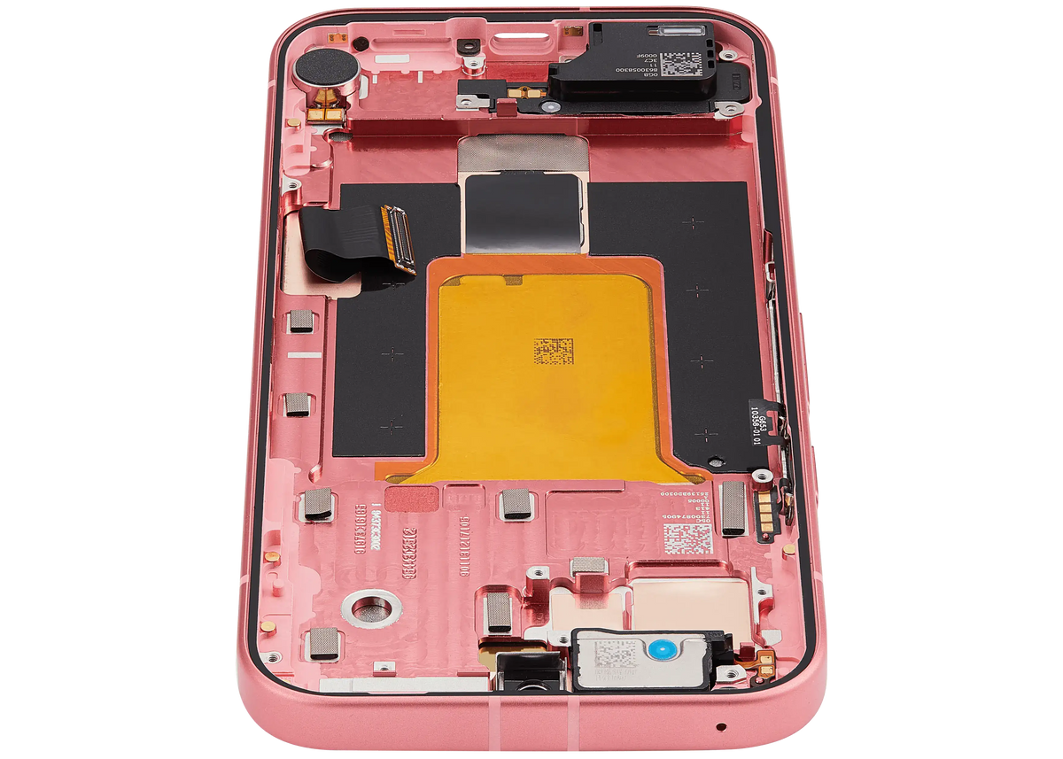 OLED Assembly With Frame (With Fingerprint Sensor ) For Google Pixel 9A (Refurbished) (Peony) - phone repair part close-up