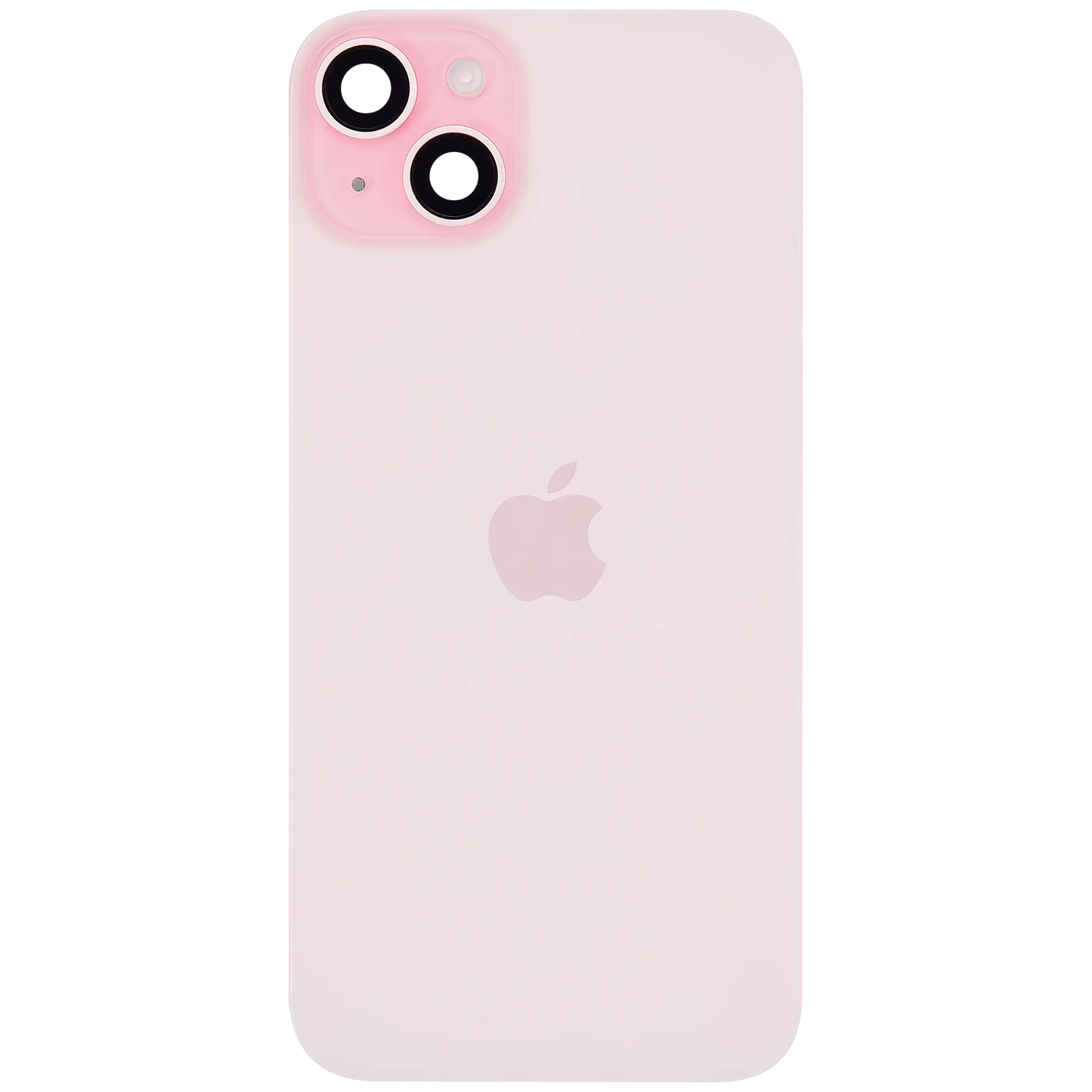 Back Glass w/ MagSafe Magnet & NFC & Flashlight Flex For iPhone 15 Plus (Service Pack) (Pink)