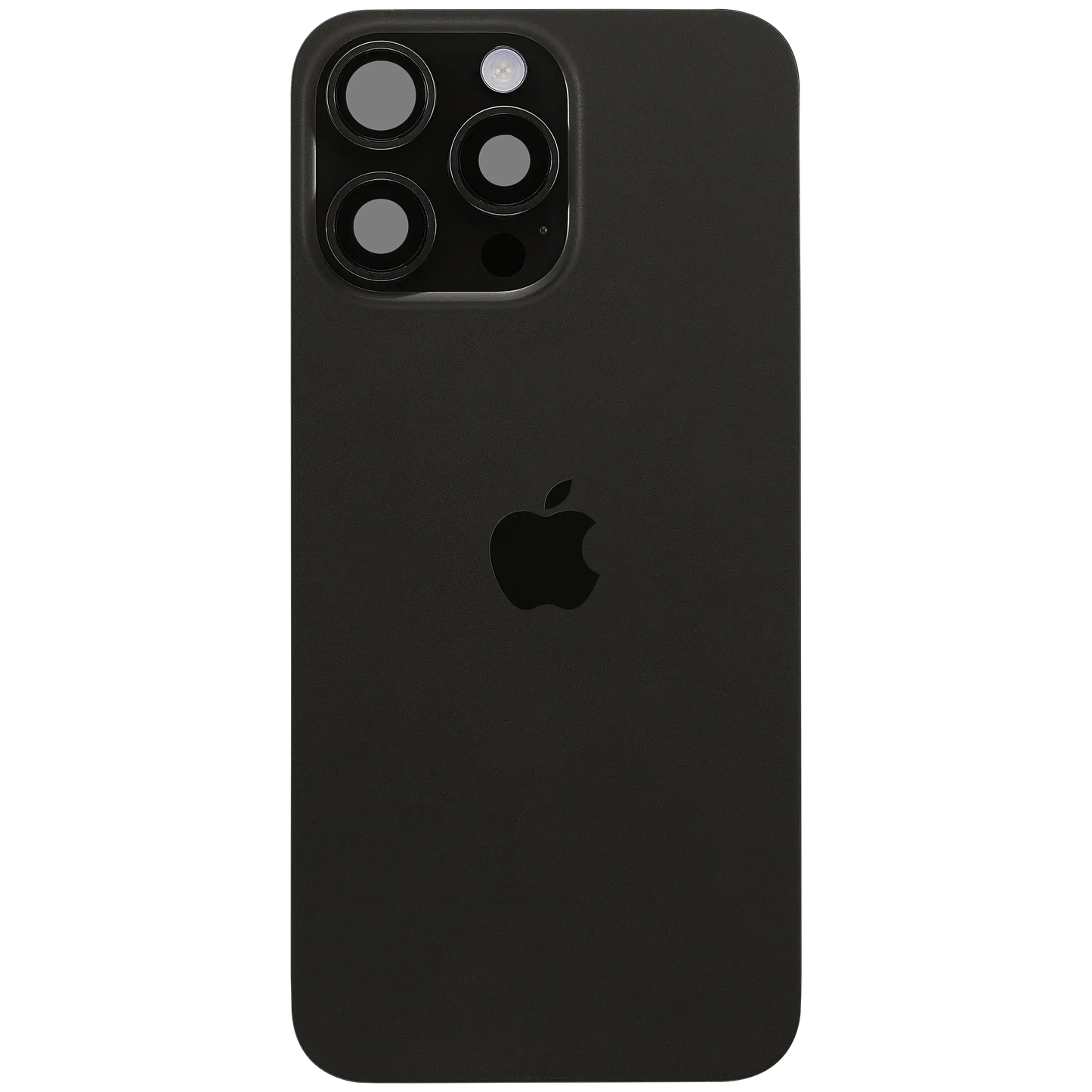 Back Glass w/ MagSafe Magnet & NFC & Flashlight Flex For IPhone 15 Pro Max (Service Pack) (Black Titanium)