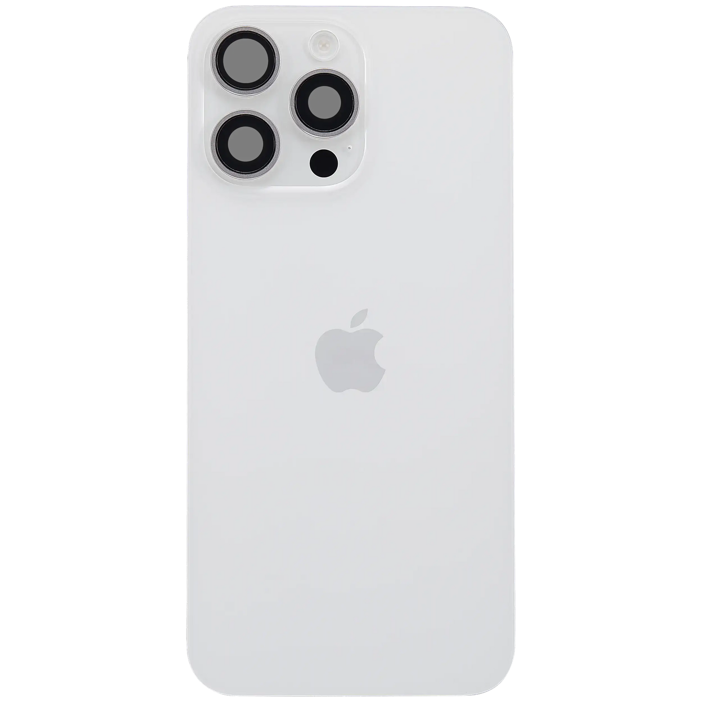 Back Glass w/ MagSafe Magnet & NFC & Flashlight Flex For IPhone 15 Pro Max (Service Pack) (White Titanium)