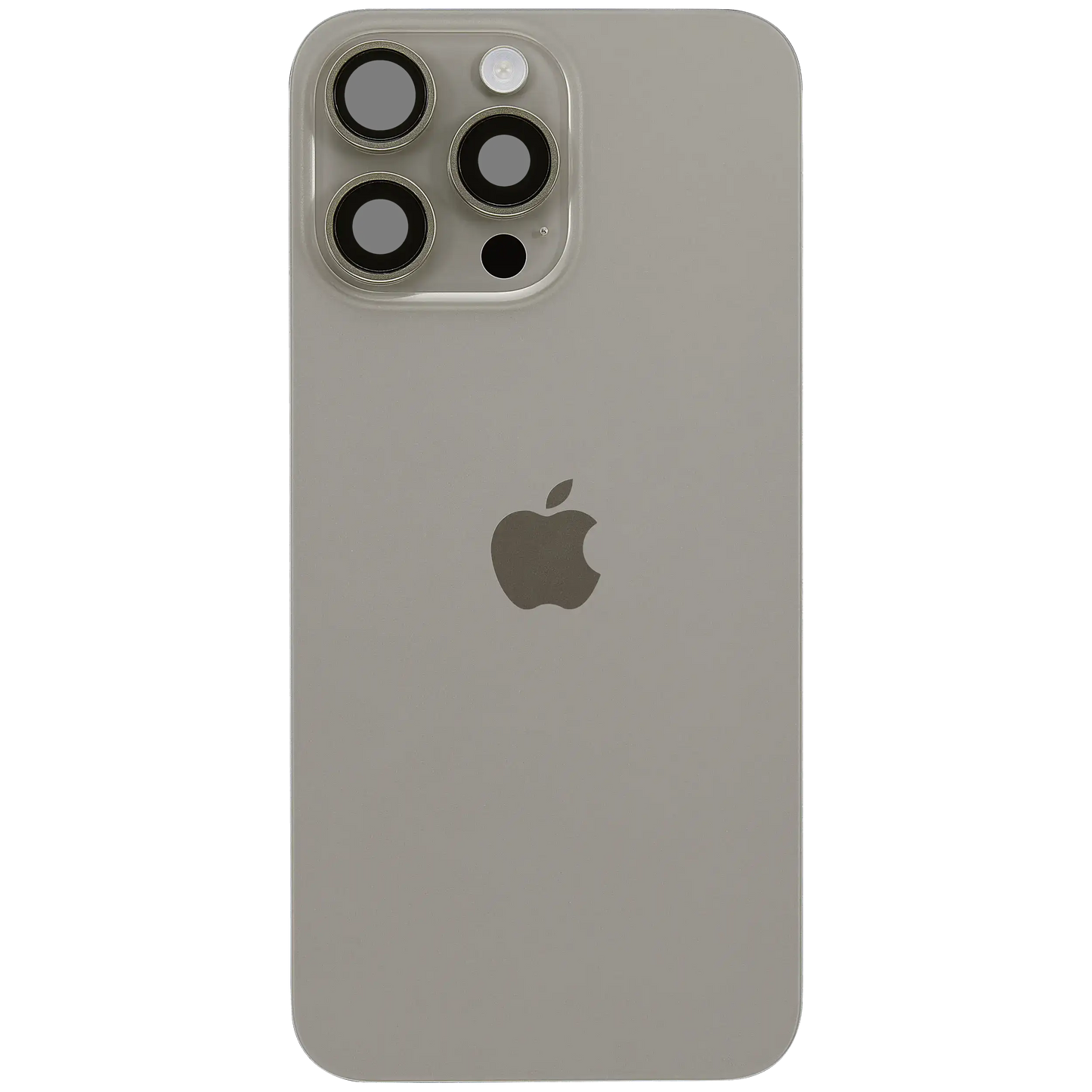 Back Glass w/ MagSafe Magnet & NFC & Flashlight Flex For IPhone 15 Pro Max (Service Pack) (Natural Titanium)