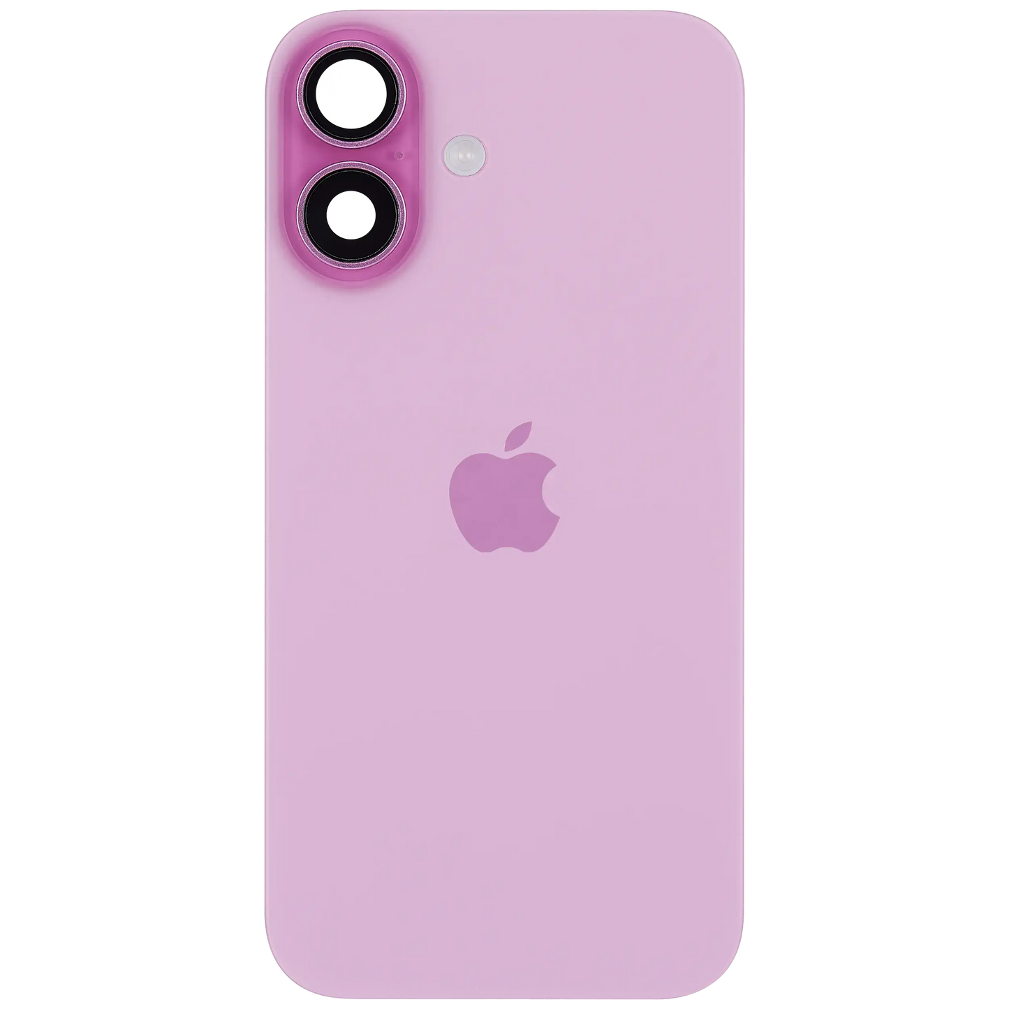 Back Glass w/ MagSafe Magnet & NFC & Flashlight Flex For iPhone 16 (Used OEM Pull: Grade A) (Pink)