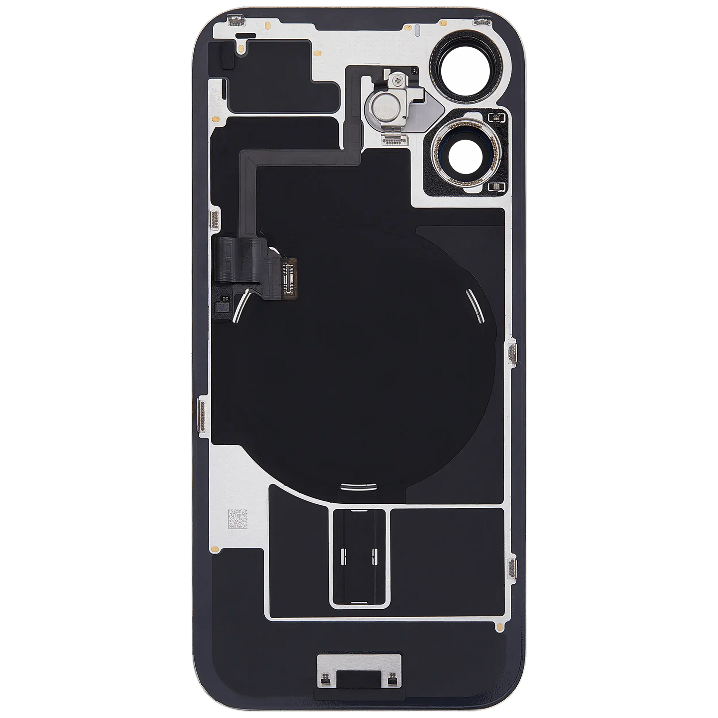 Back Glass w/ MagSafe Magnet & NFC & Flashlight Flex For iPhone 16 (Service Pack) (Ultramarine)