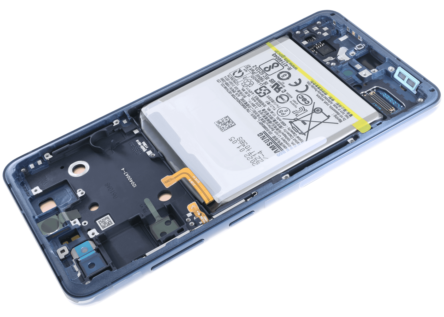 OLED Assembly With Frame For Samsung Galaxy S21 FE 5G (US & International) (Service Pack) (Blue)