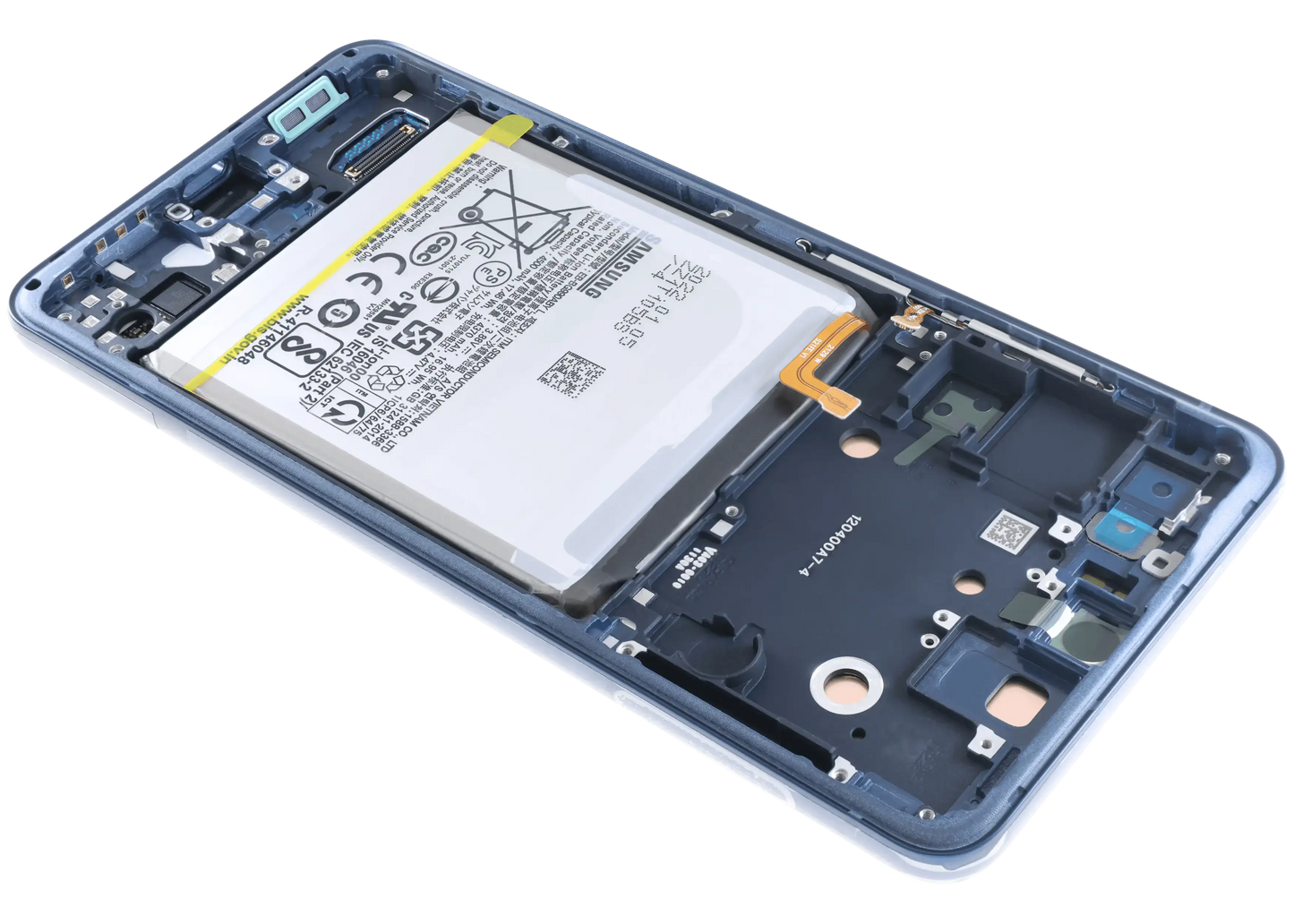 OLED Assembly With Frame For Samsung Galaxy S21 FE 5G (US & International) (Service Pack) (Blue)