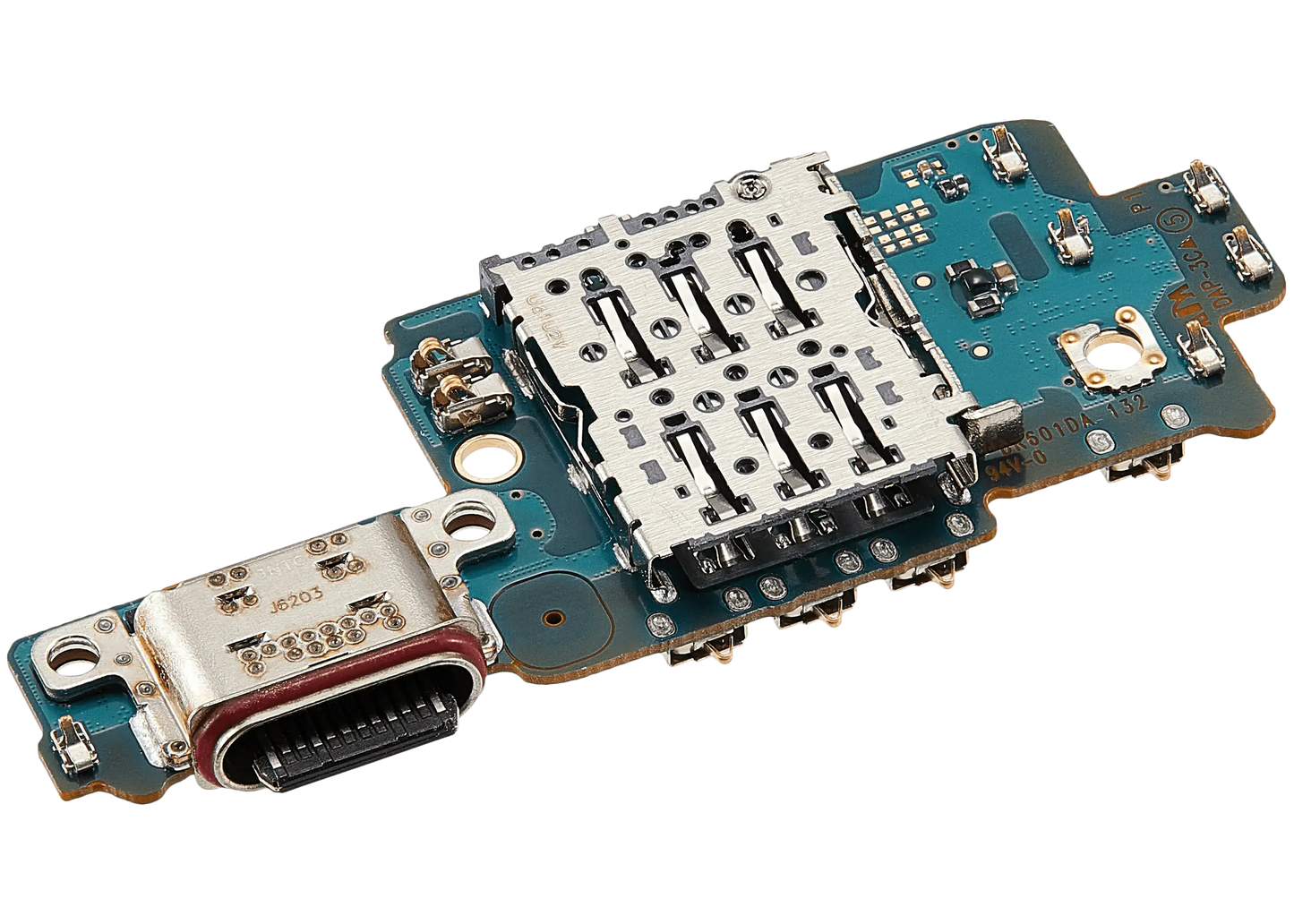 Charging Port Board With Sim Card Reader For Samsung Galaxy S26 Ultra (S948O) (Dual Card Version) (Premium)