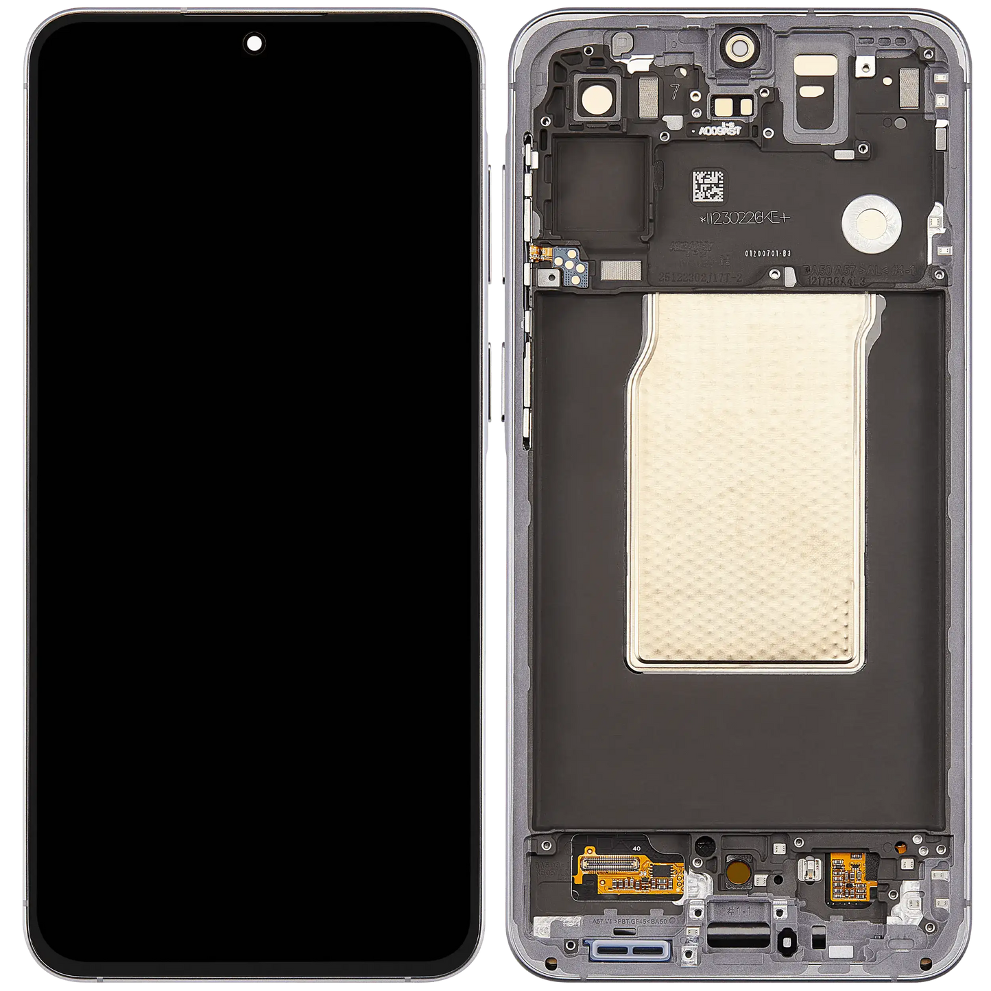 OLED Assembly With Frame For Samsung Galaxy A57 5G (A576 / 2026) (Refurbished) (Gray)