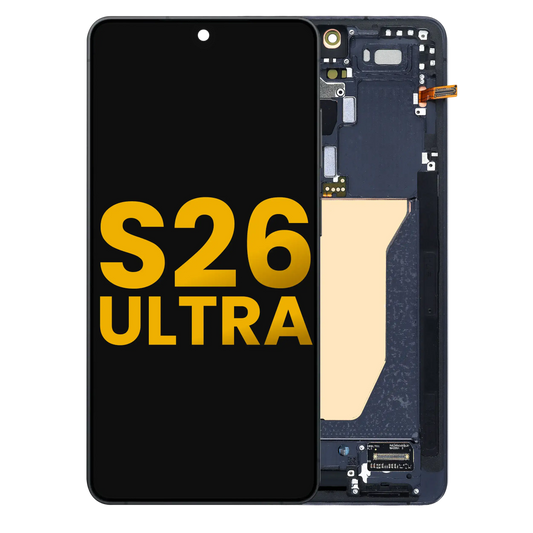 OLED Assembly With Frame For Samsung Galaxy S26 Ultra 5G (US & International) (Refurbished) (Black)