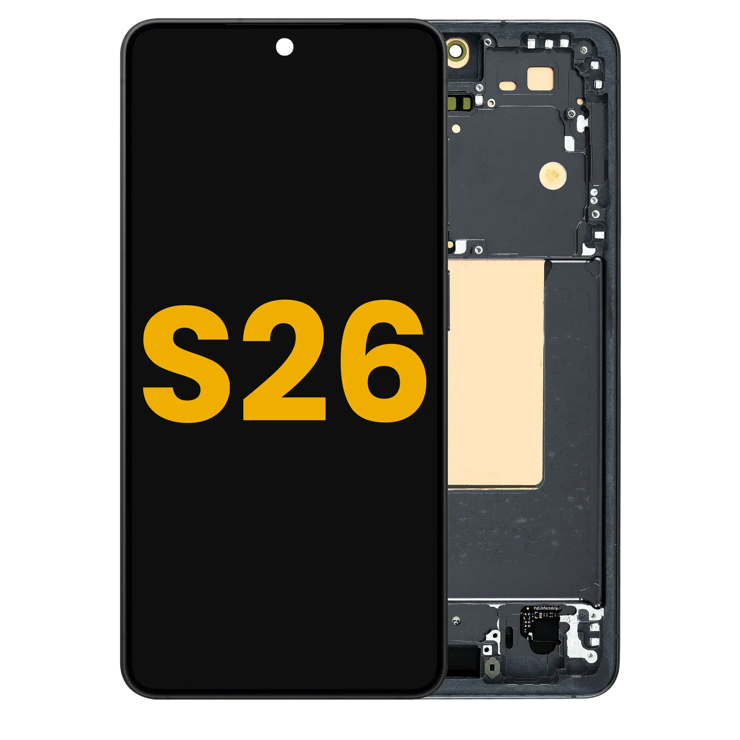 OLED Assembly With Frame For Samsung Galaxy S26 5G (US & International) (Refurbished) (Black)