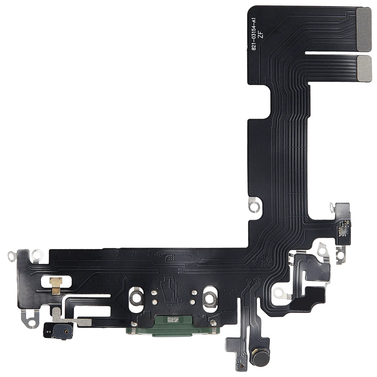 Charging Port Flex Cable For iPhone 13 (Aftermarket Plus) (Green)