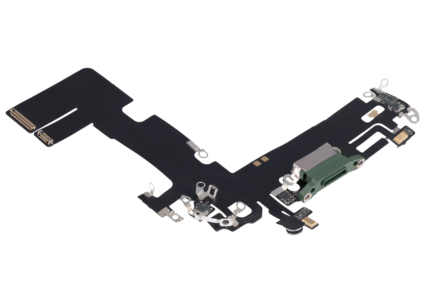 Charging Port Flex Cable For iPhone 13 (Aftermarket Plus) (Green)
