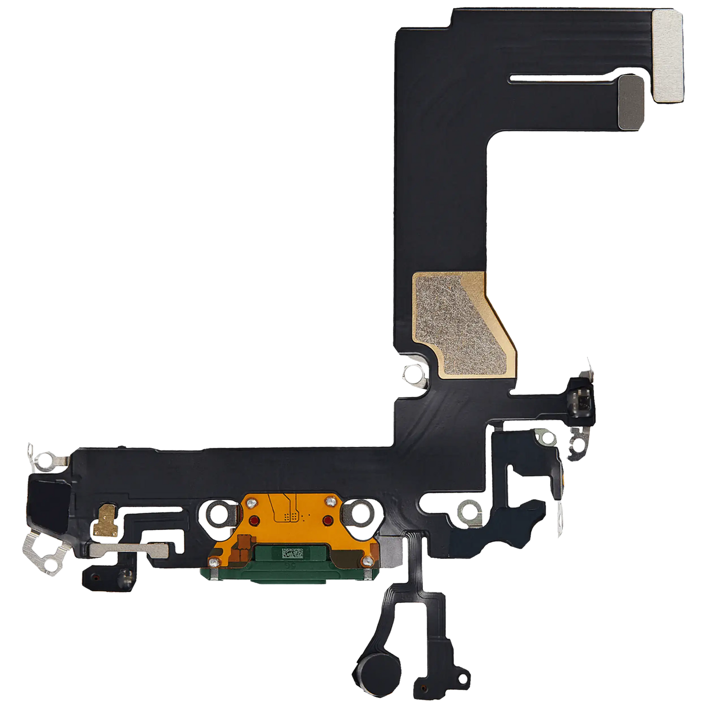Charging Port Flex Cable For iPhone 13 Mini (Aftermarket Plus) (Green)