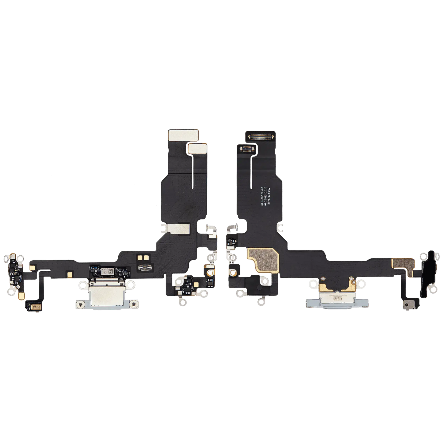 Charging Port Flex Cable For iPhone 15 (Used OEM Pull) (Blue)