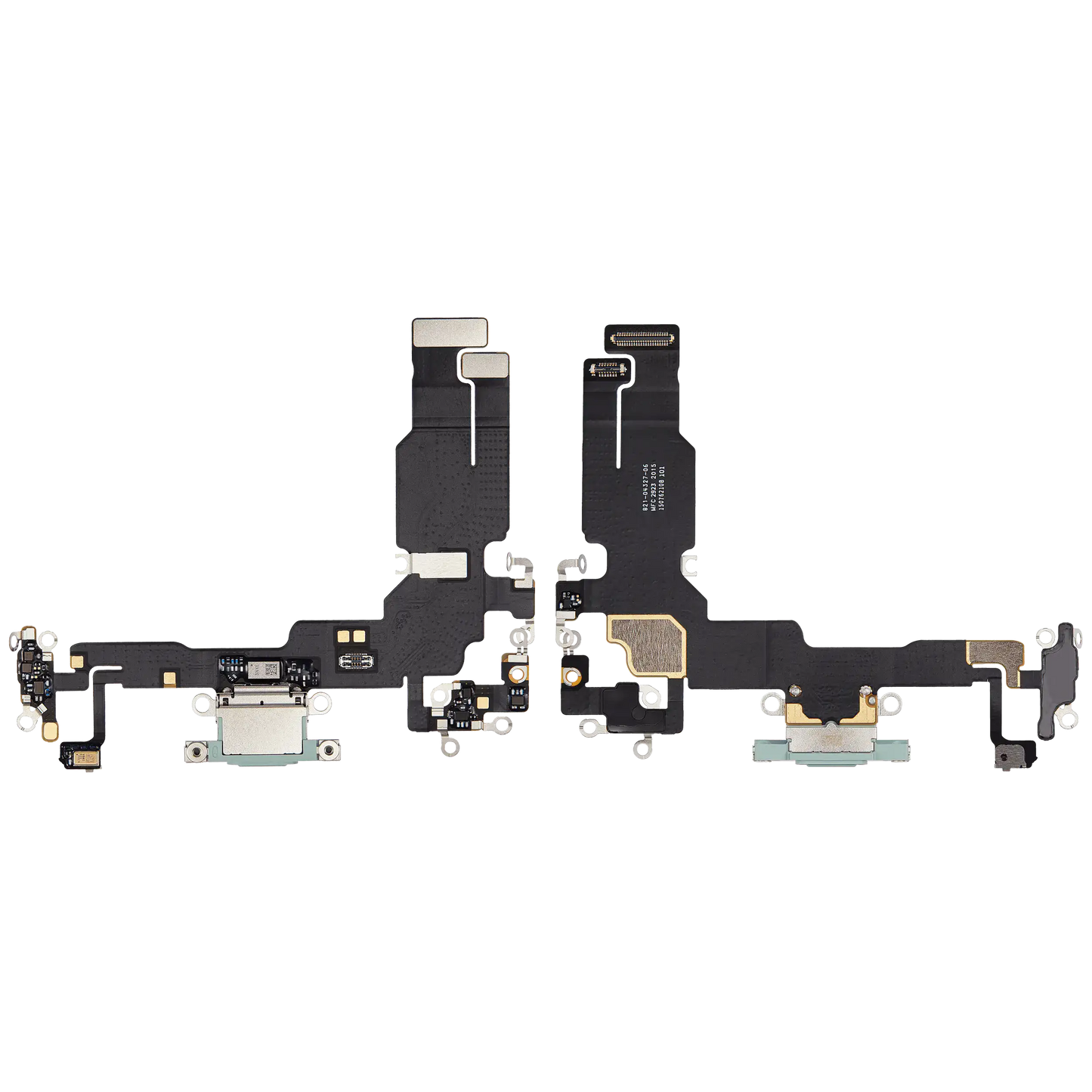 Charging Port Flex Cable For iPhone 15 (Used OEM Pull) (Green)