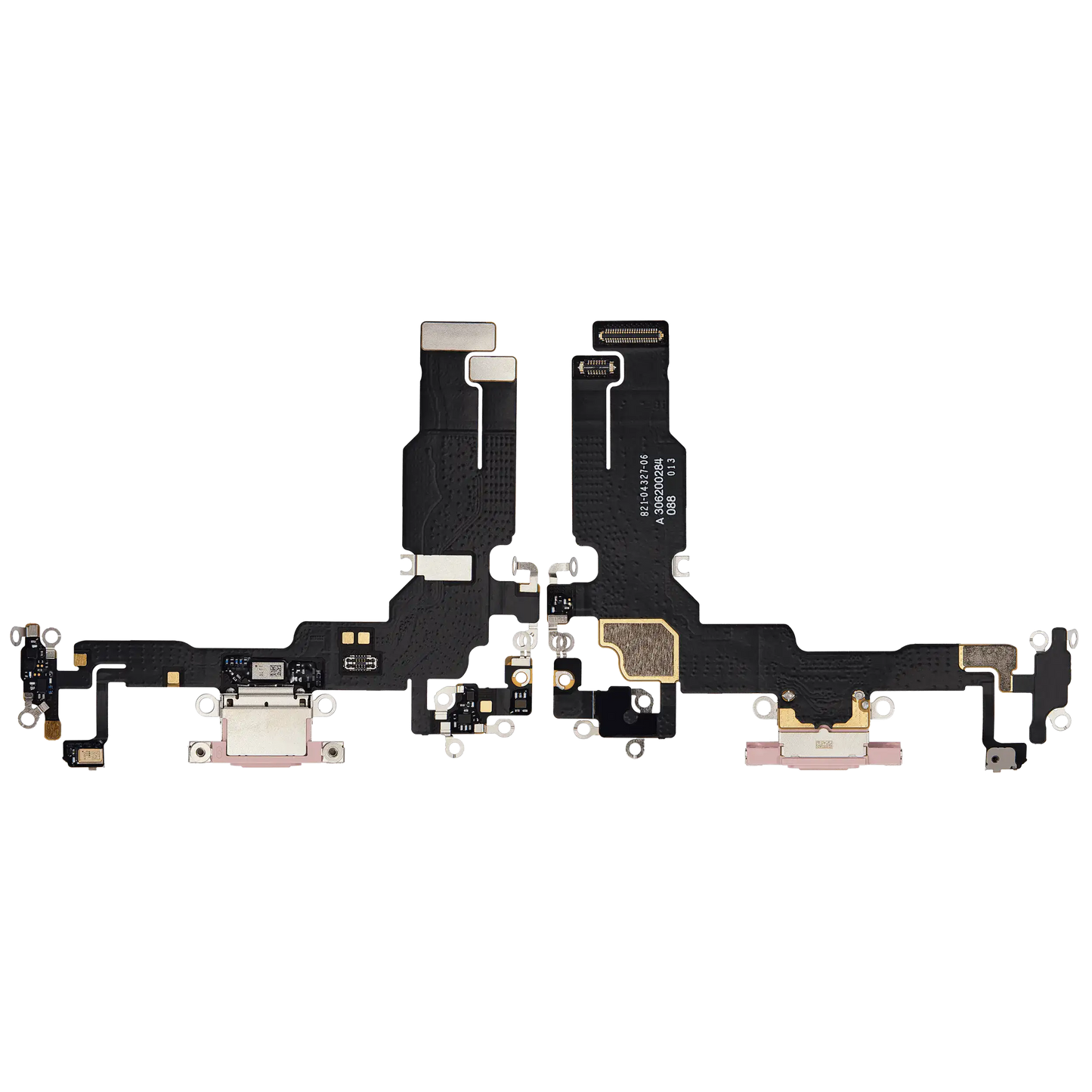 Charging Port Flex Cable For iPhone 15 (Used OEM Pull) (Pink)