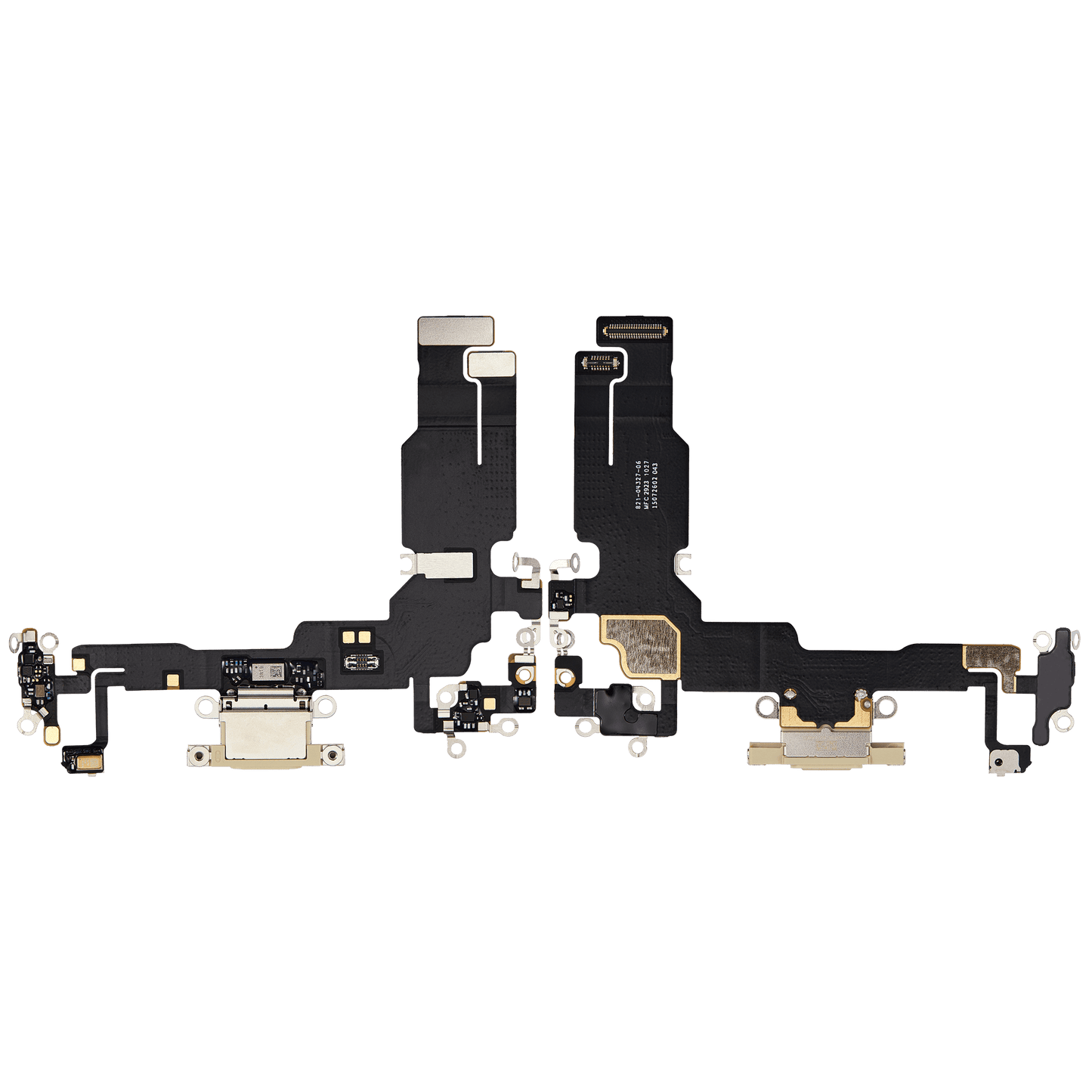 Charging Port Flex Cable For iPhone 15 (Used OEM Pull) (Yellow)