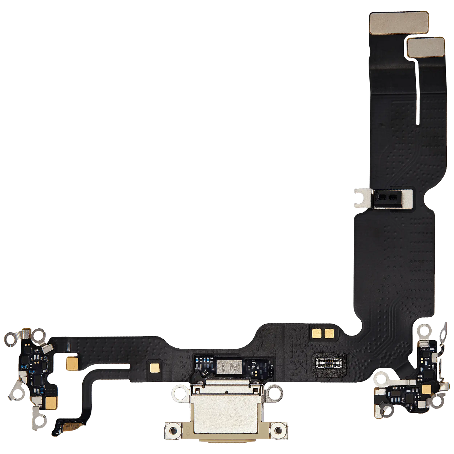 Charging Port Flex Cable For iPhone 15 Plus (Used OEM Pull) (Yellow)