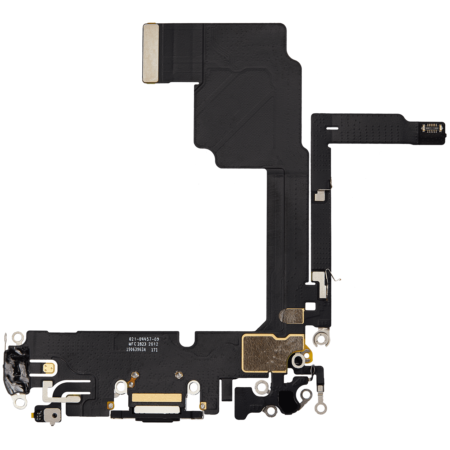Charging Port Flex Cable For iPhone 15 Pro (Used OEM Pull) (Black Titanium)