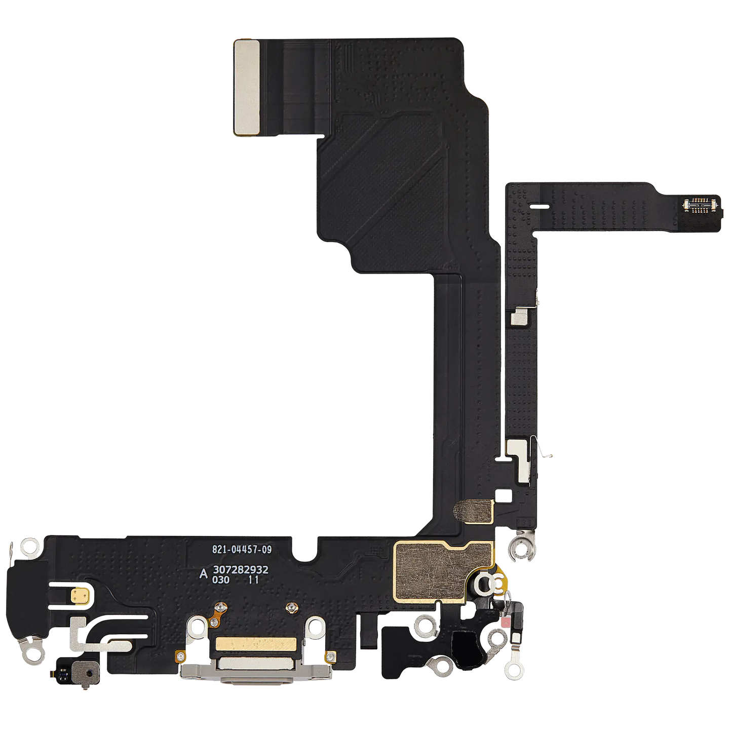 Charging Port Flex Cable For iPhone 15 Pro (Used OEM Pull) (White Titanium)