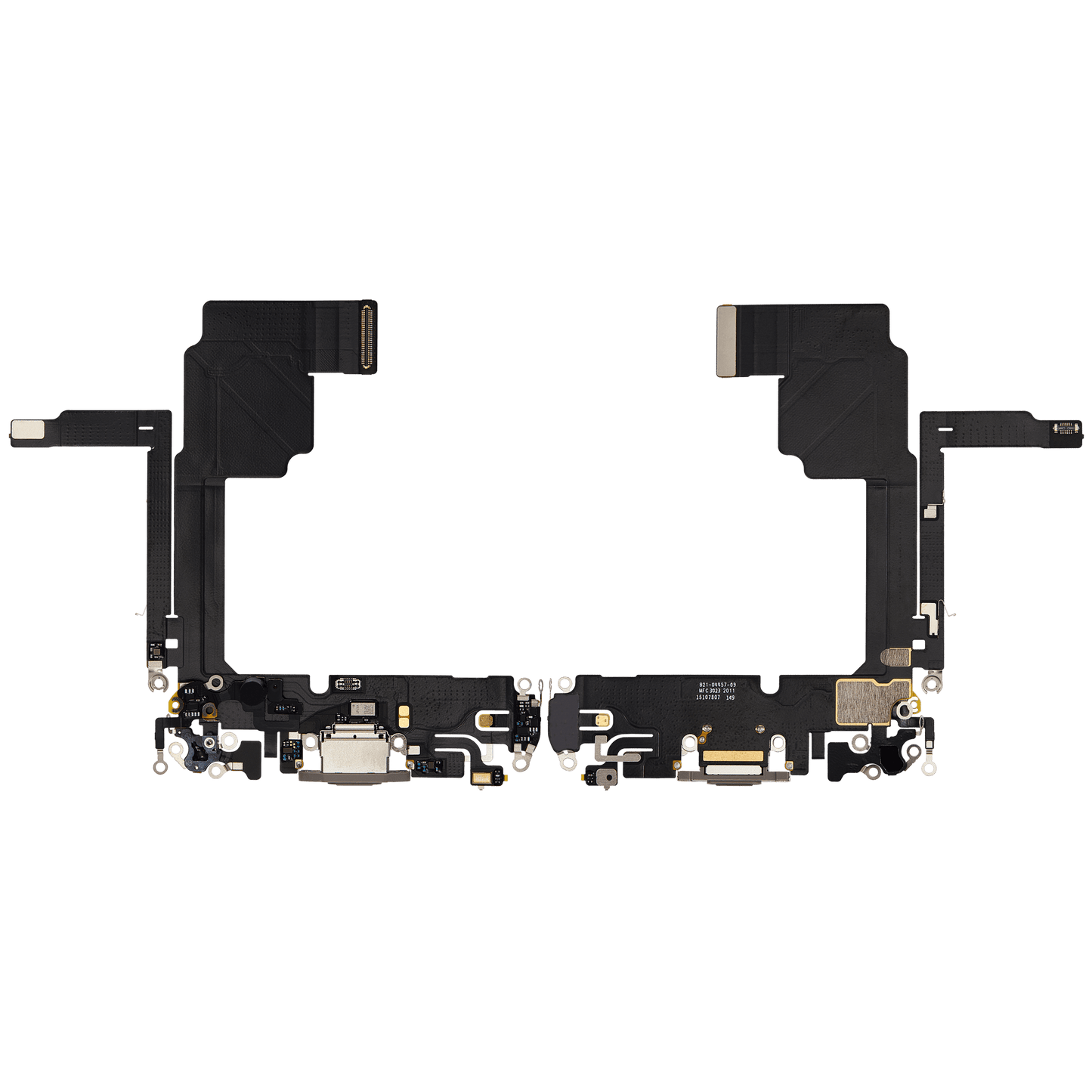 Charging Port Flex Cable For iPhone 15 Pro (Used OEM Pull) (Natural Titanium)