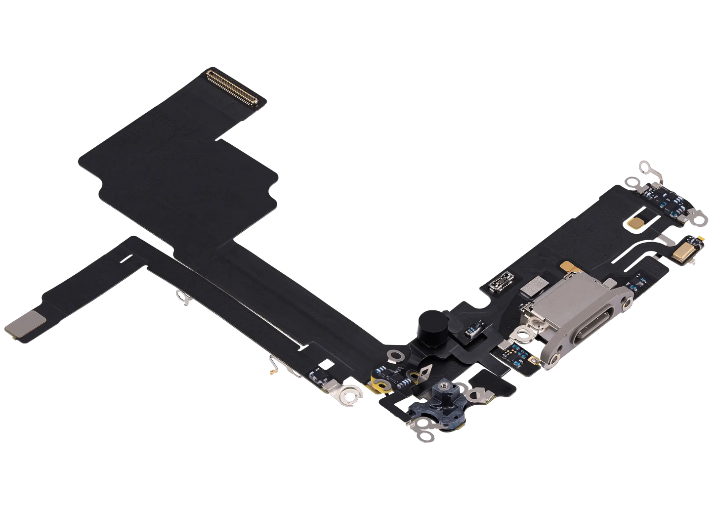 Charging Port Flex Cable For iPhone 15 Pro (Used OEM Pull) (Natural Titanium)