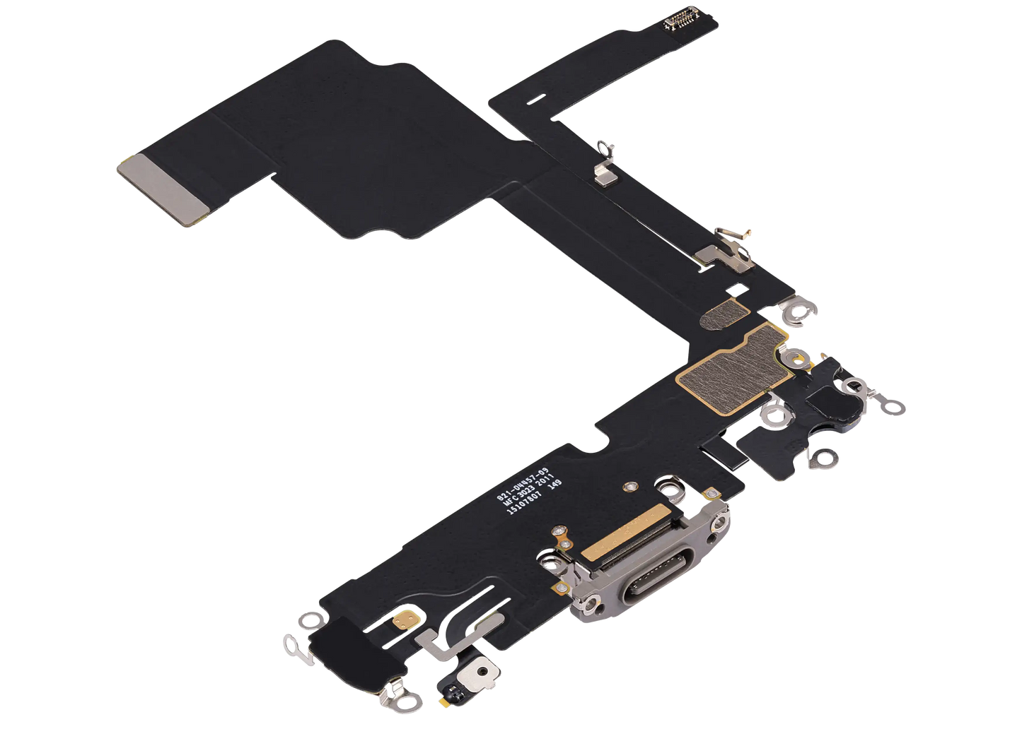 Charging Port Flex Cable For iPhone 15 Pro (Used OEM Pull) (Natural Titanium)