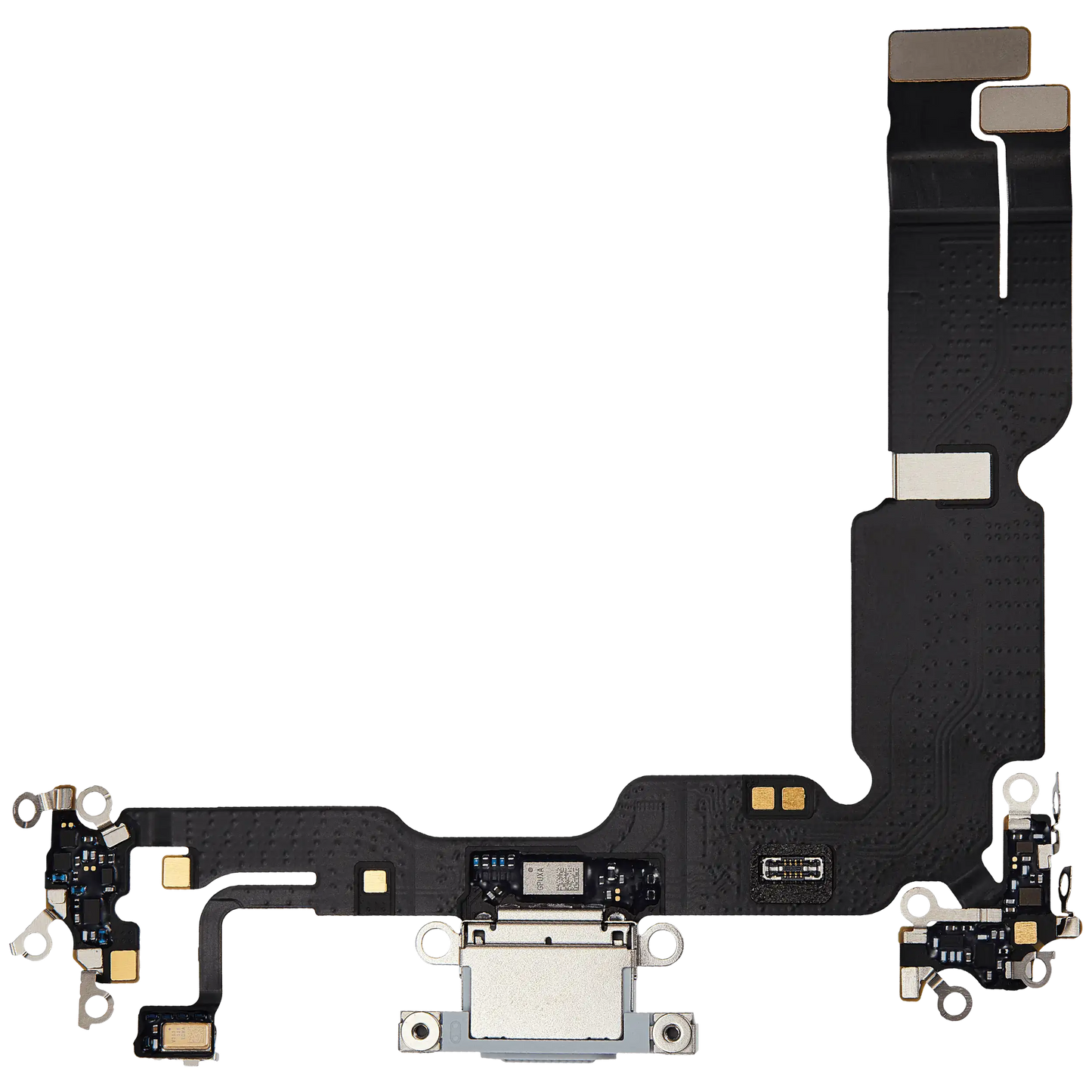 Charging Port Flex Cable For iPhone 15 Plus (Used OEM Pull) (Blue)