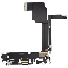 Charging Port Flex Cable For iPhone 15 Pro Max (Used OEM Pull) (Blue Titanium)