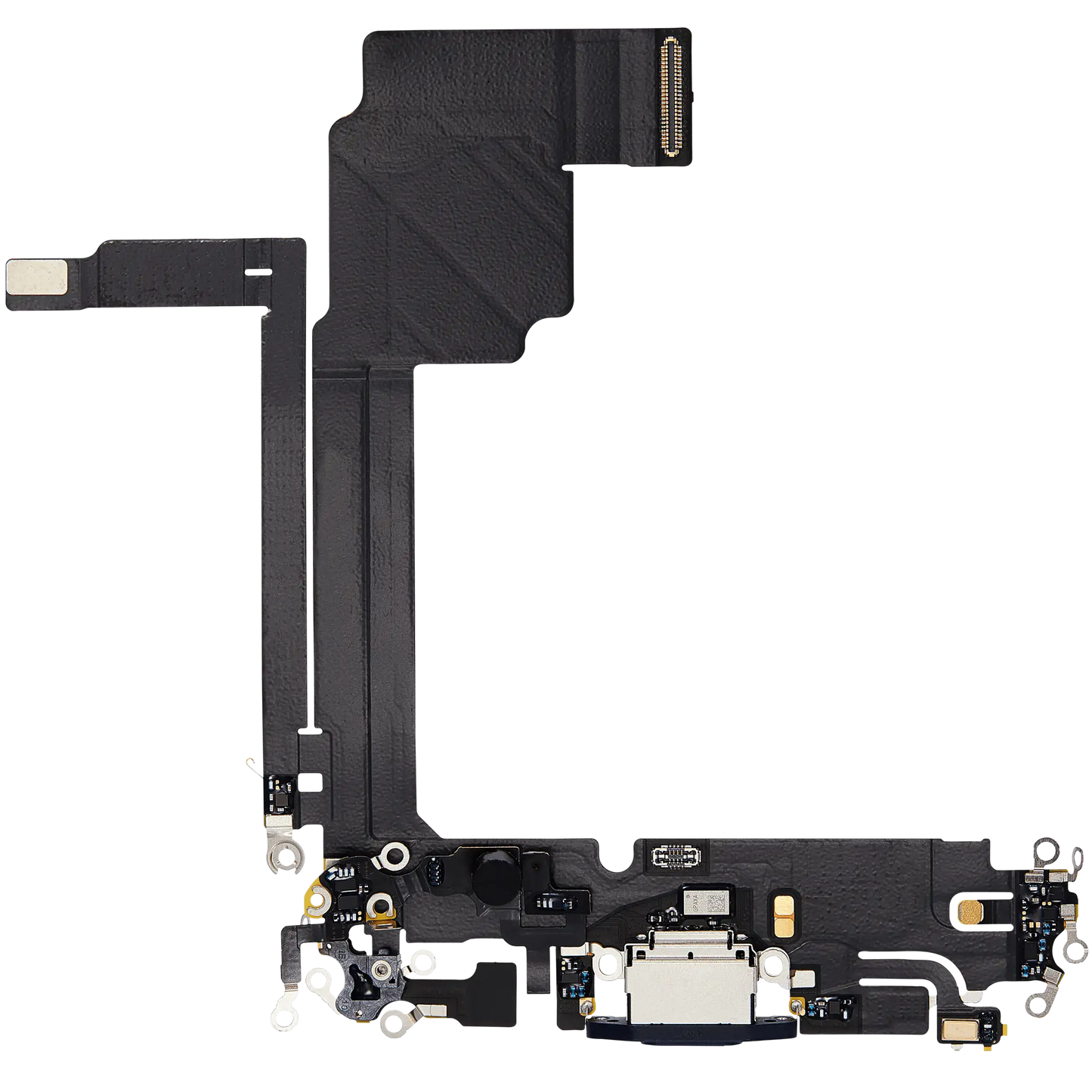 Charging Port Flex Cable For iPhone 15 Pro Max (Used OEM Pull) (Blue Titanium)