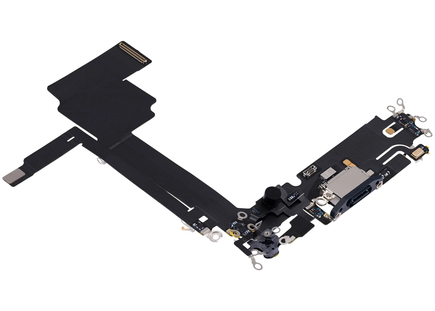 Charging Port Flex Cable For iPhone 15 Pro Max (Used OEM Pull) (Blue Titanium)