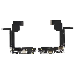 Charging Port Flex Cable For iPhone 15 Pro Max (Used OEM Pull) (Natural Titanium)