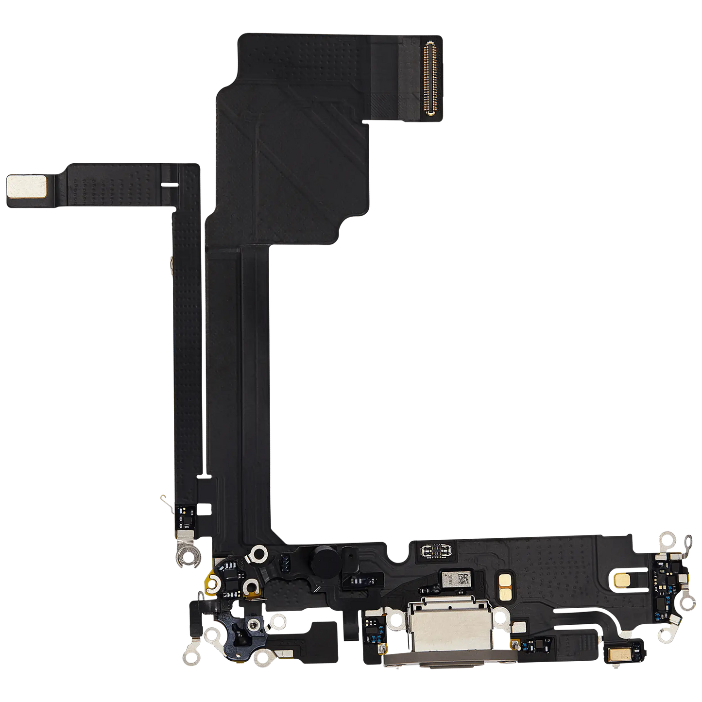 Charging Port Flex Cable For iPhone 15 Pro Max (Used OEM Pull) (Natural Titanium)