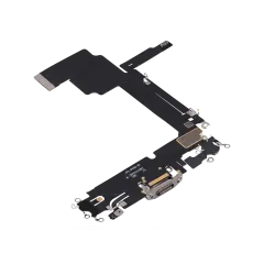 Charging Port Flex Cable For iPhone 15 Pro Max (Used OEM Pull) (Natural Titanium)