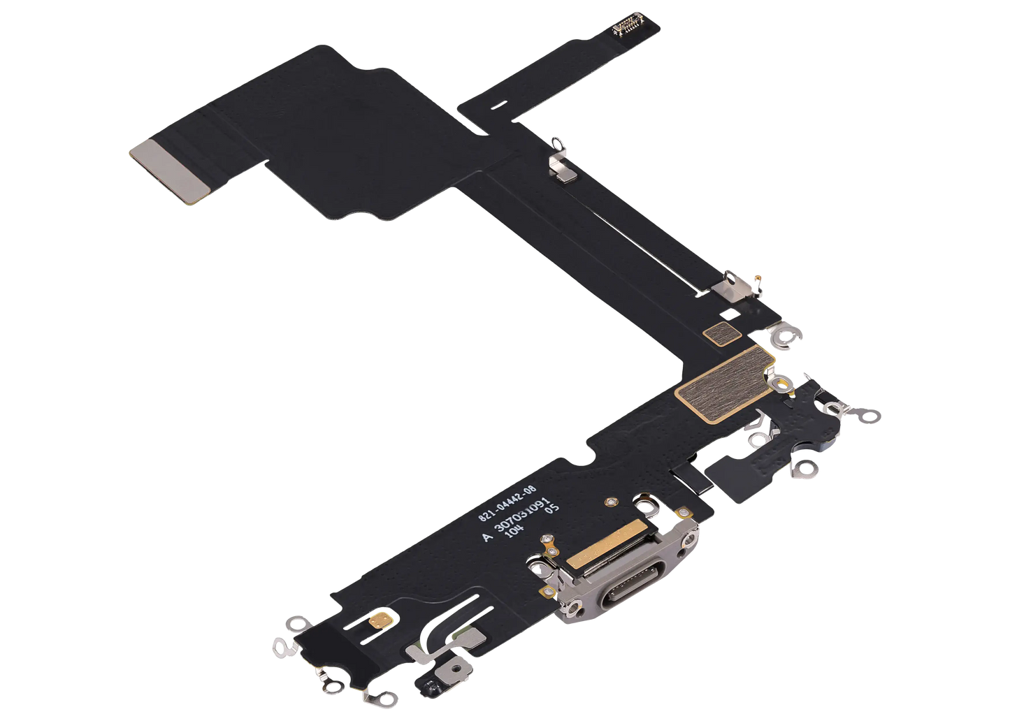 Charging Port Flex Cable For iPhone 15 Pro Max (Used OEM Pull) (Natural Titanium)