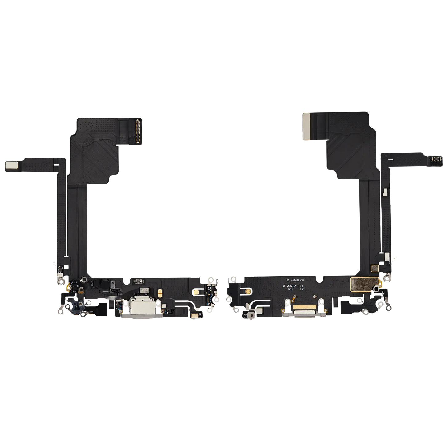 Charging Port Flex Cable For iPhone 15 Pro Max (Used OEM Pull) (White Titanium)