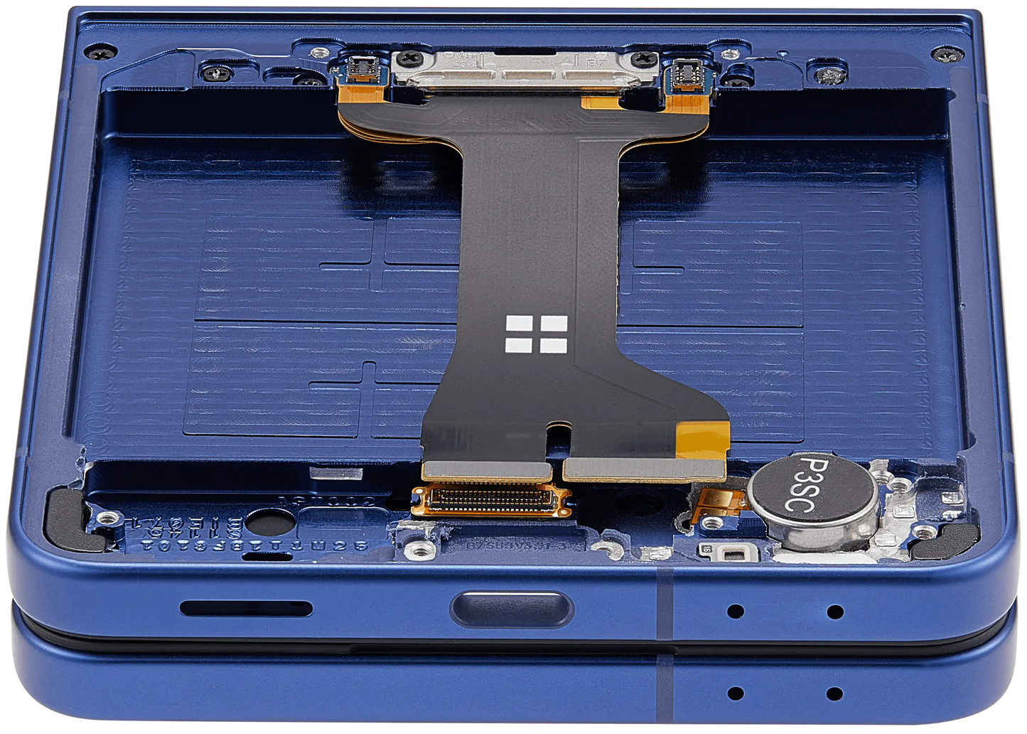 Inner OLED Assembly With Frame For Samsung Galaxy Z Flip 7 5G (US & International) (Refurbished) (Blue Shadow) - Replacement iPhone Parts