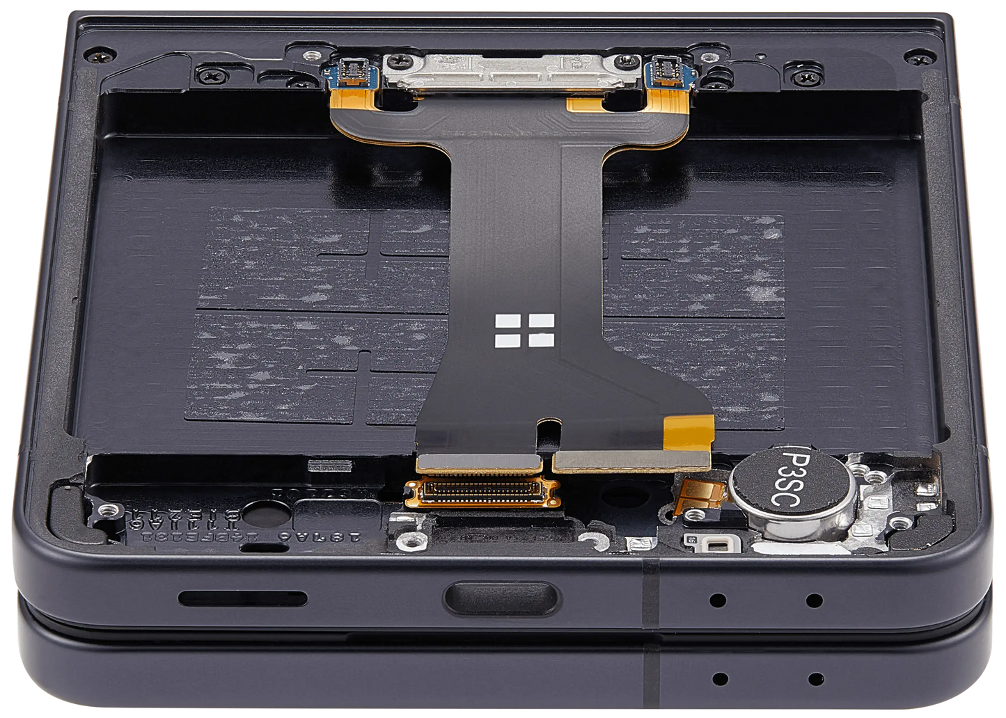 Inner OLED Assembly With Frame For Samsung Galaxy Z Flip 7 5G (US & International) (Refurbished) (Jet Black) - Replacement iPhone Parts