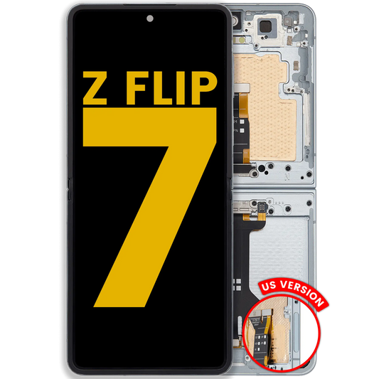 Inner OLED Assembly With Frame For Samsung Galaxy Z Flip 7 5G (US & International) (Refurbished) (Mint) - Replacement iPhone Parts