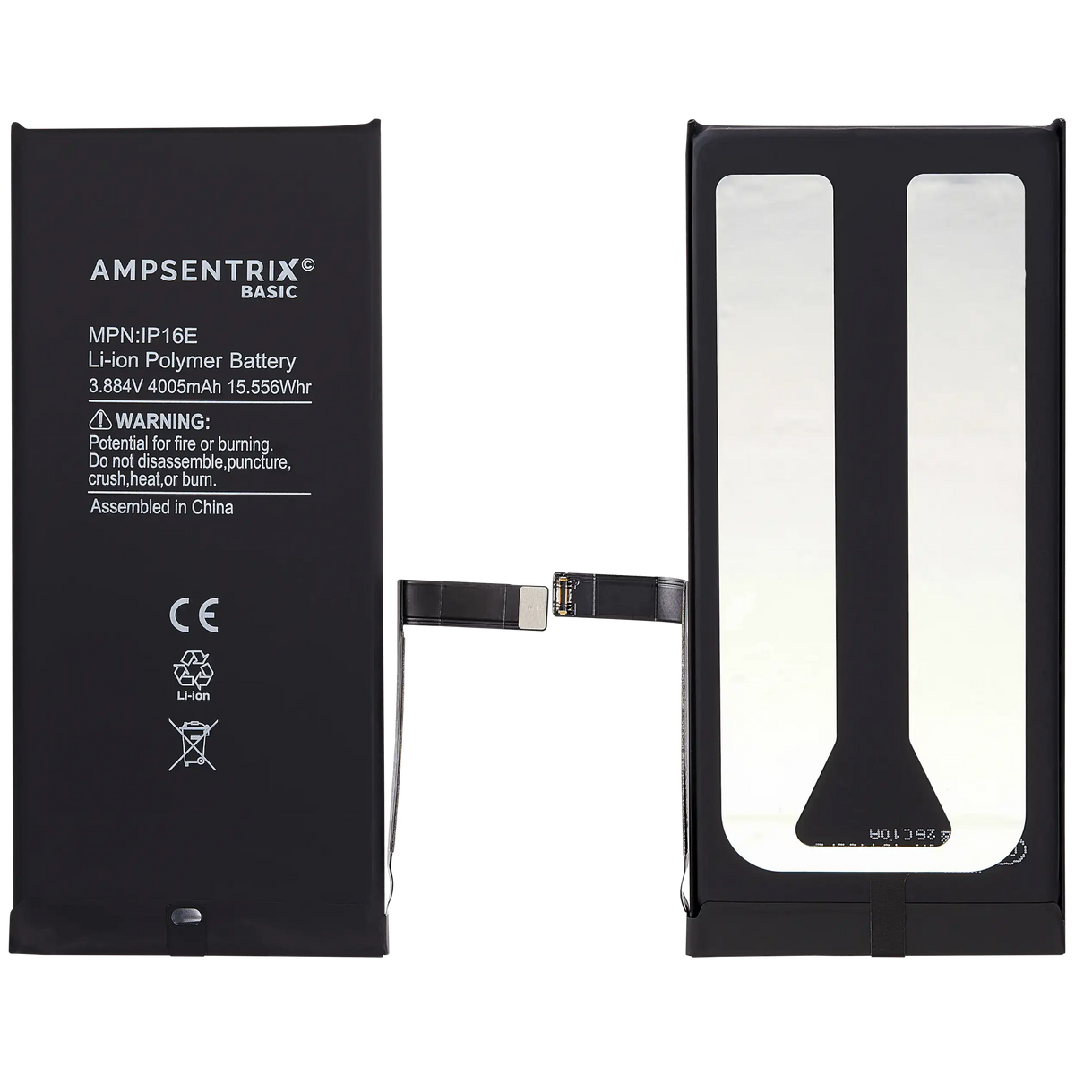 Replacement Battery For iPhone 16e / 17e (AmpSentrix Basic) - product image 2