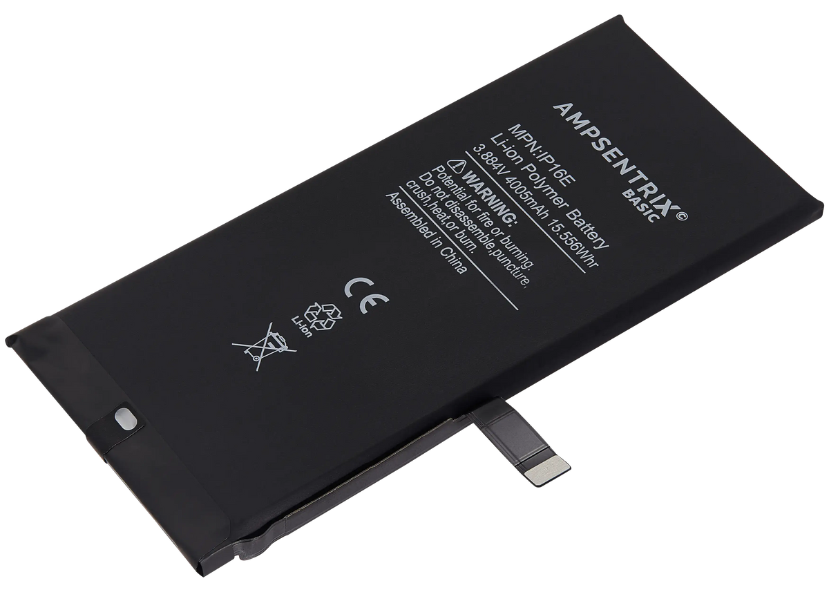 Replacement Battery For iPhone 16e / 17e (AmpSentrix Basic) - product image 7
