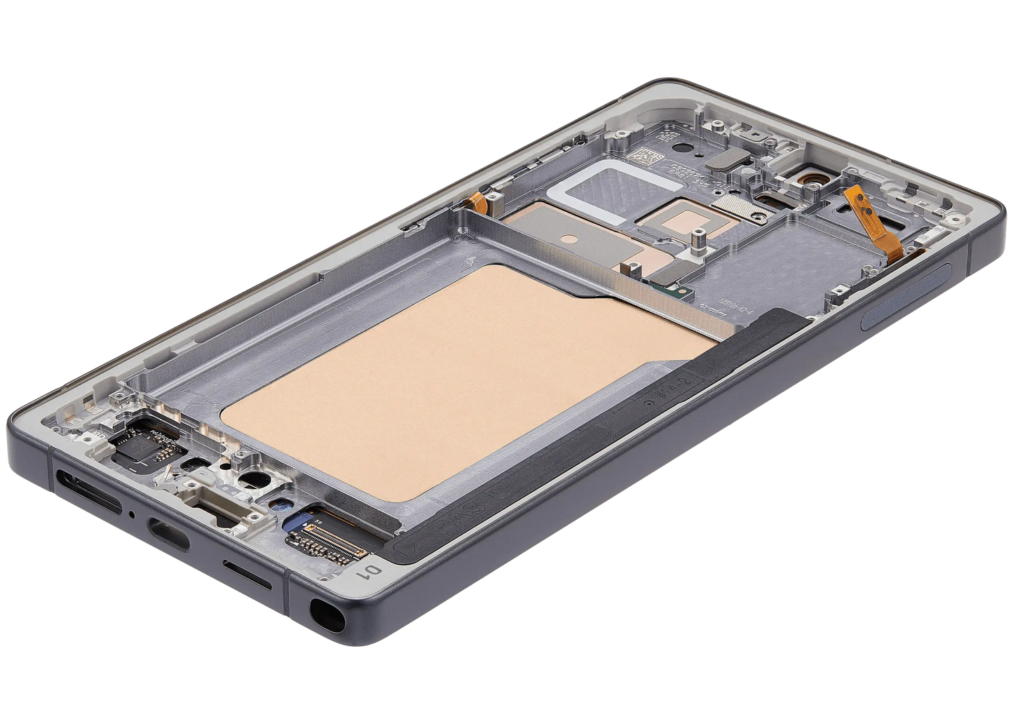 OLED Assembly With Frame For Samsung Galaxy S25 Ultra 5G (US & International) (Aftermarket Plus) (120Hz) (Titanium Jet Black)
