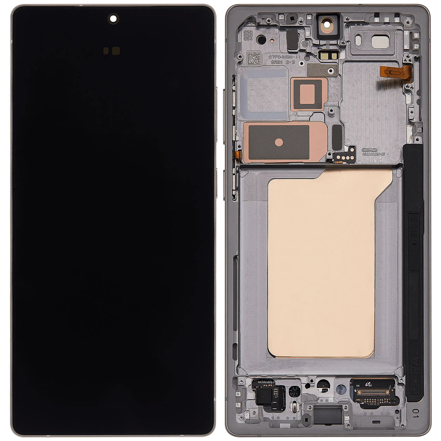 OLED Assembly With Frame For Samsung Galaxy S25 Ultra 5G (US & International) (Aftermarket Plus) (120Hz) (Titanium Pink Gold / Jade Green / Grey)
