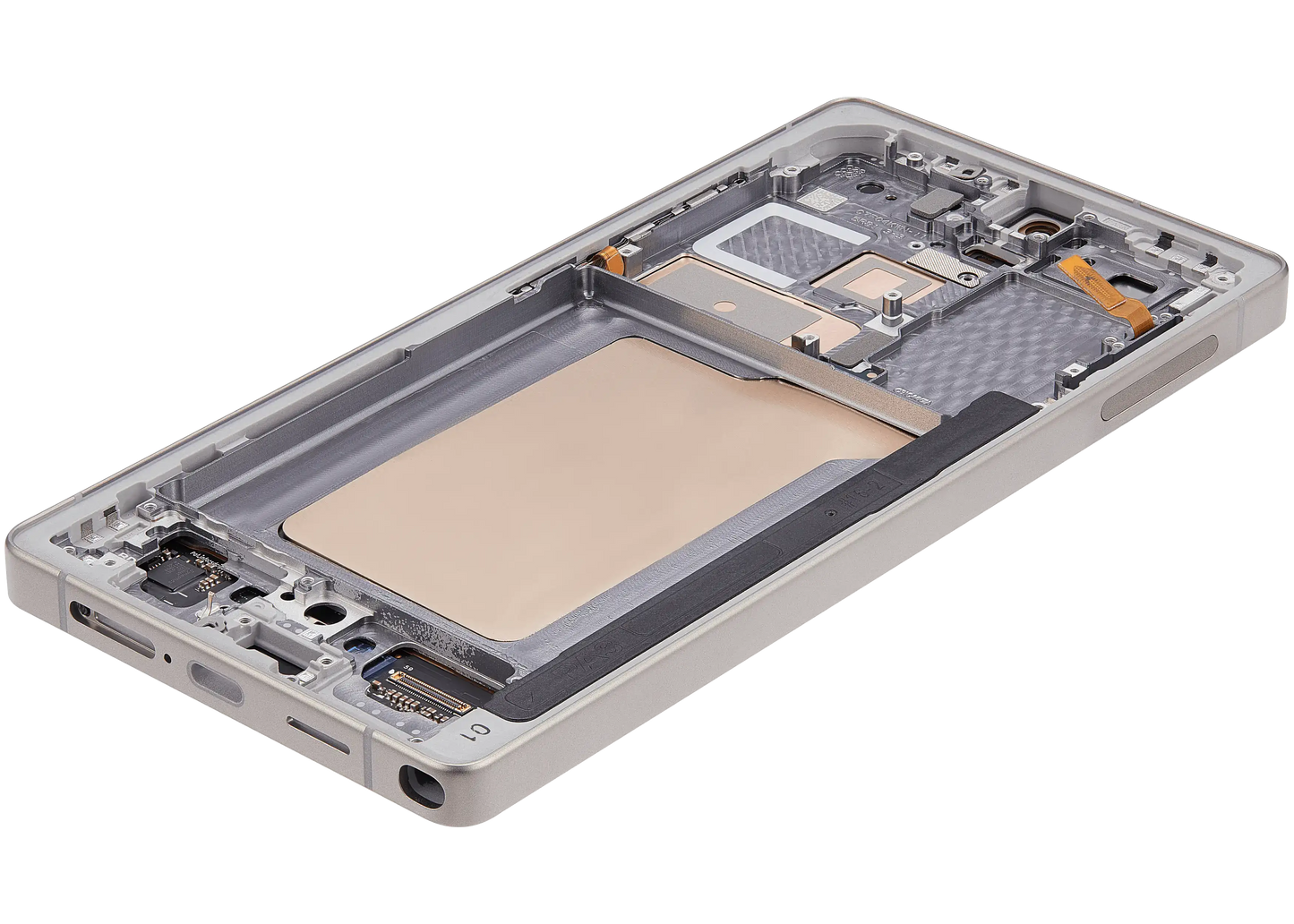 OLED Assembly With Frame For Samsung Galaxy S25 Ultra 5G (US & International) (Aftermarket Plus) (120Hz) (Titanium Pink Gold / Jade Green / Grey)