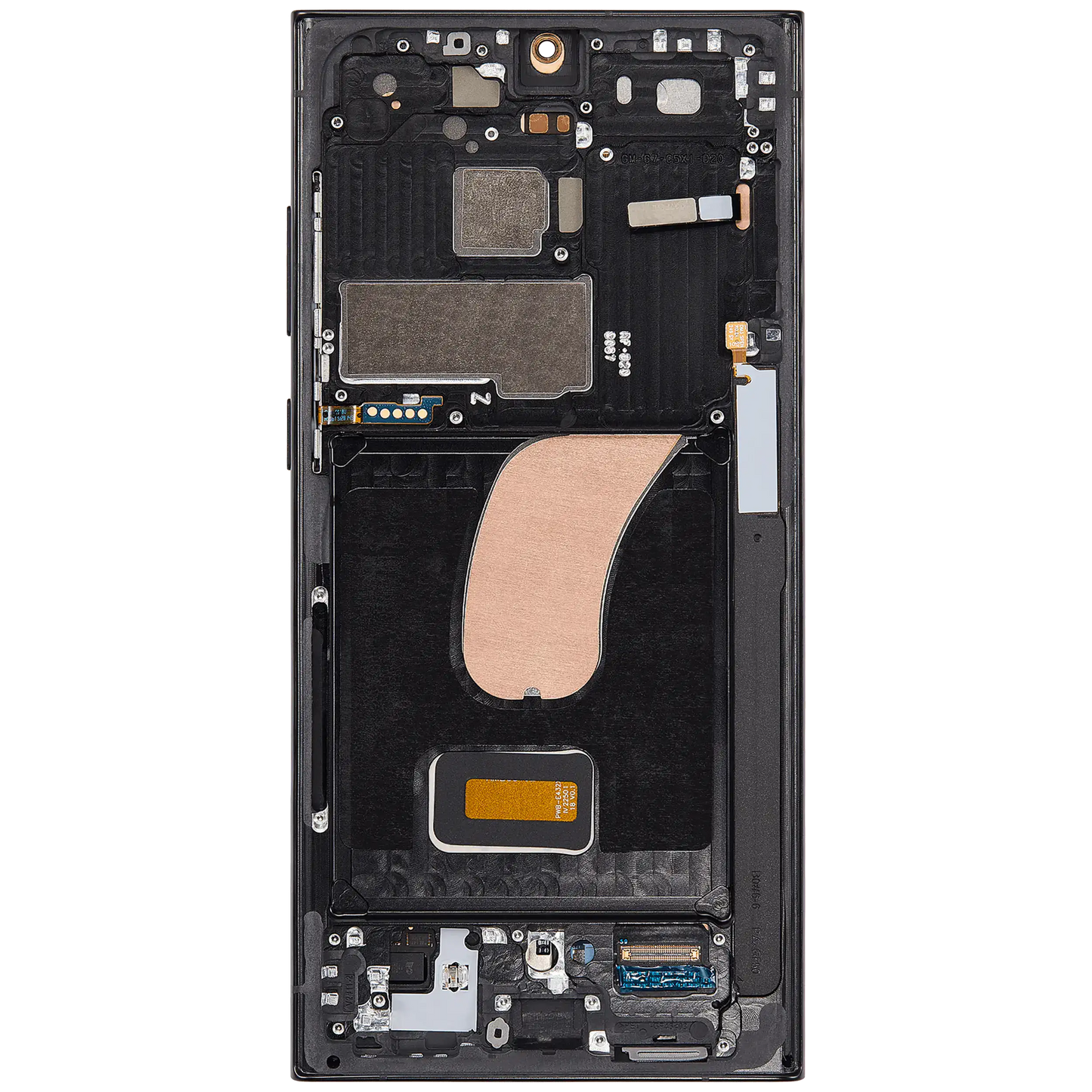 OLED Assembly With Frame For Samsung Galaxy S23 Ultra (US & International) (Aftermarket Plus) (120Hz) (Graphite)