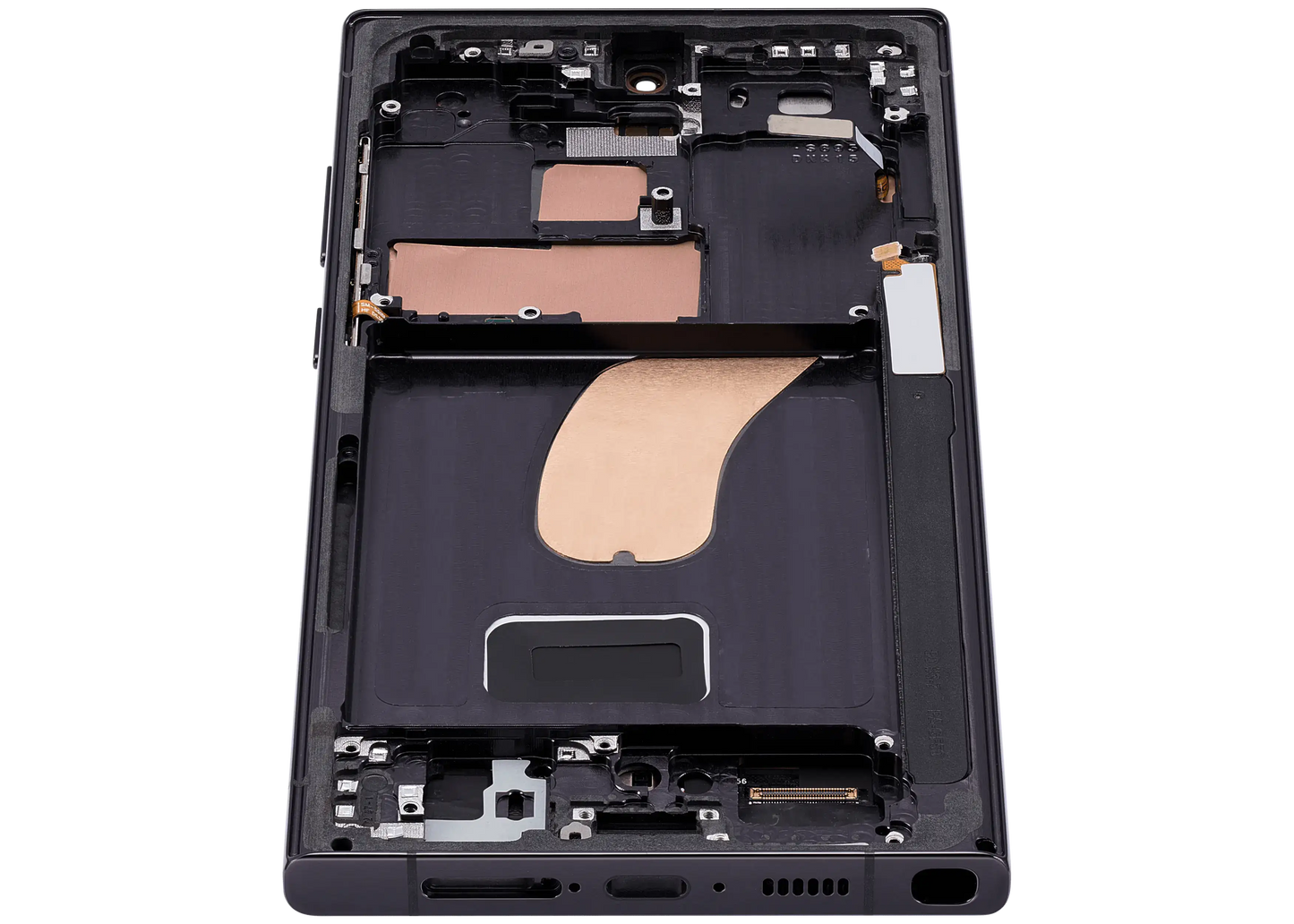 OLED Assembly With Frame For Samsung Galaxy S23 Ultra (US & International) (Aftermarket Plus) (120Hz) (Phantom Black)