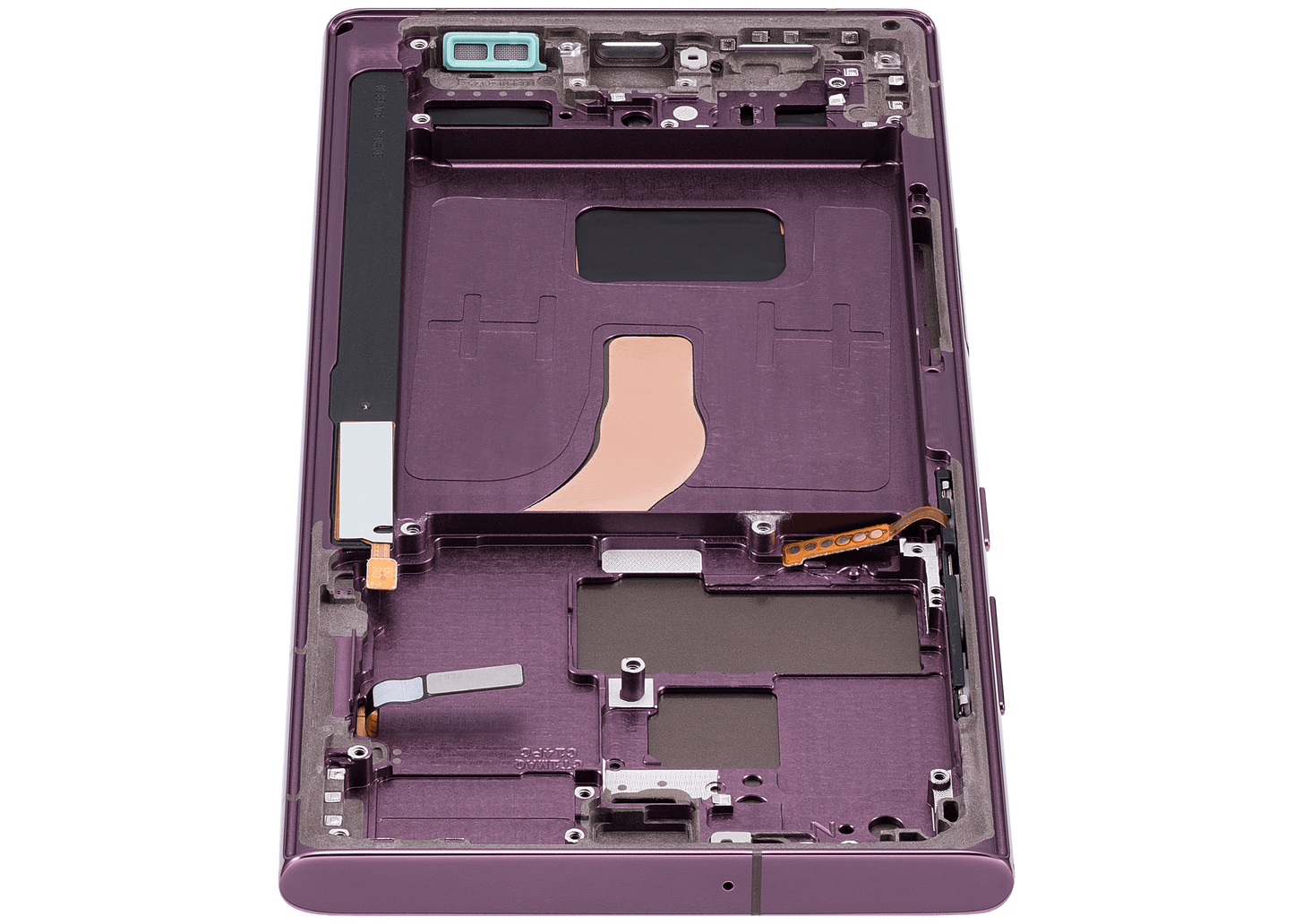 OLED Assembly With Frame For Samsung Galaxy S22 Ultra 5G (US & International Version) (Aftermarket Plus) (120Hz) (Burgundy)