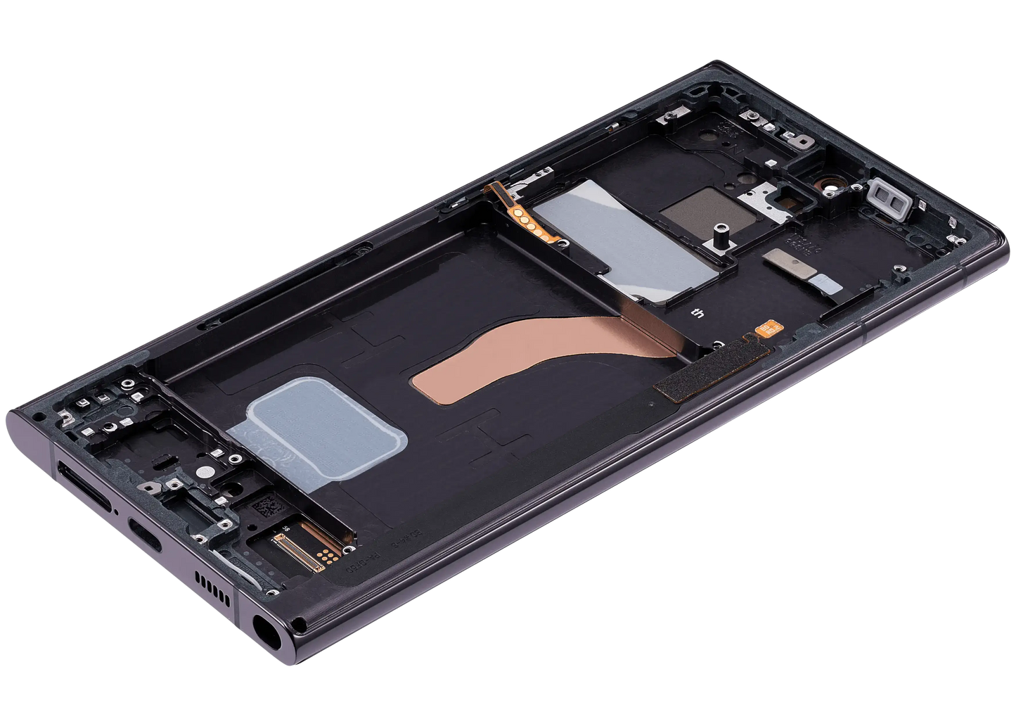 OLED Assembly With Frame For Samsung Galaxy S22 Ultra 5G (US & International Version) (Aftermarket Plus) (120Hz) (Phantom Black)