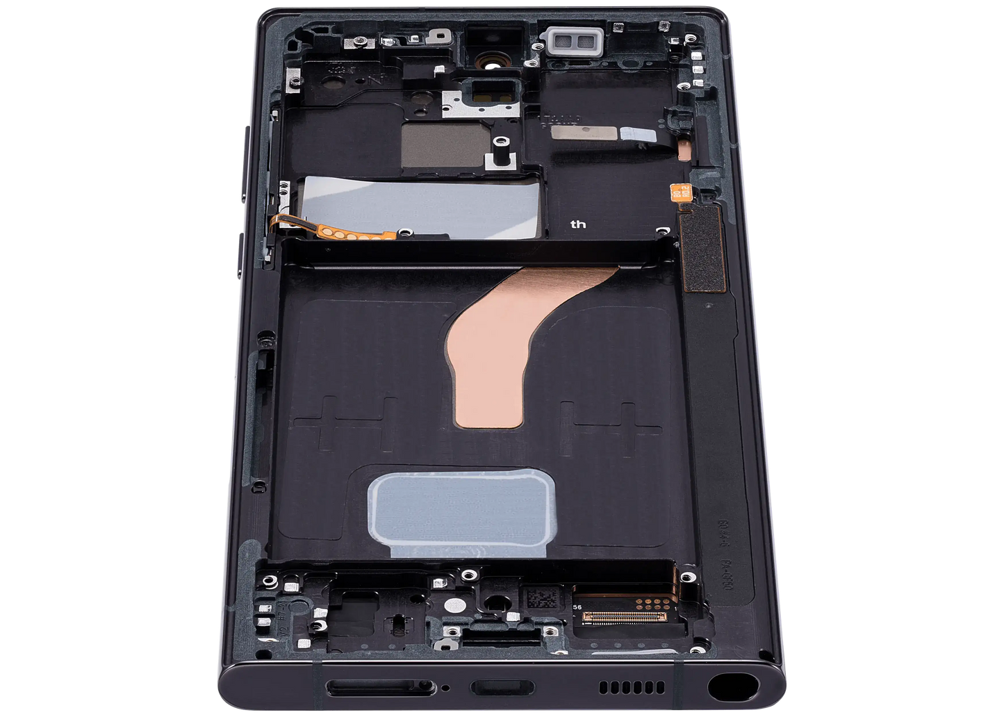 OLED Assembly With Frame For Samsung Galaxy S22 Ultra 5G (US & International Version) (Aftermarket Plus) (120Hz) (Phantom Black)
