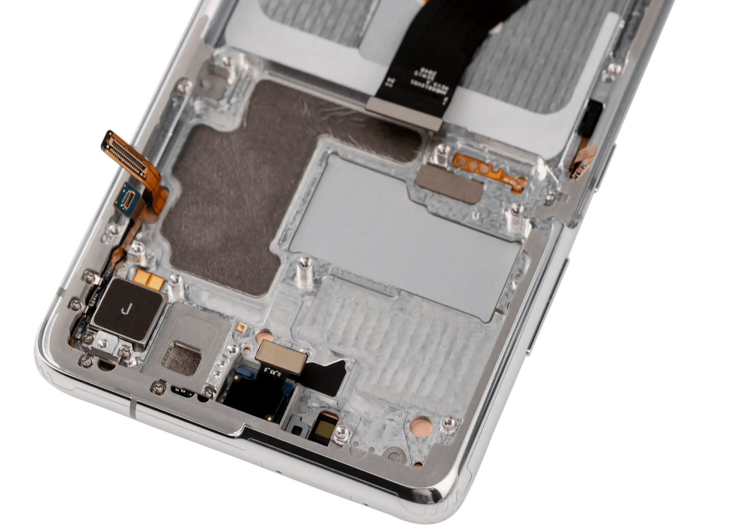 OLED Assembly With Frame For Samsung Galaxy S21 Ultra 5G (Aftermarket Plus) (120Hz) (Phantom Silver)