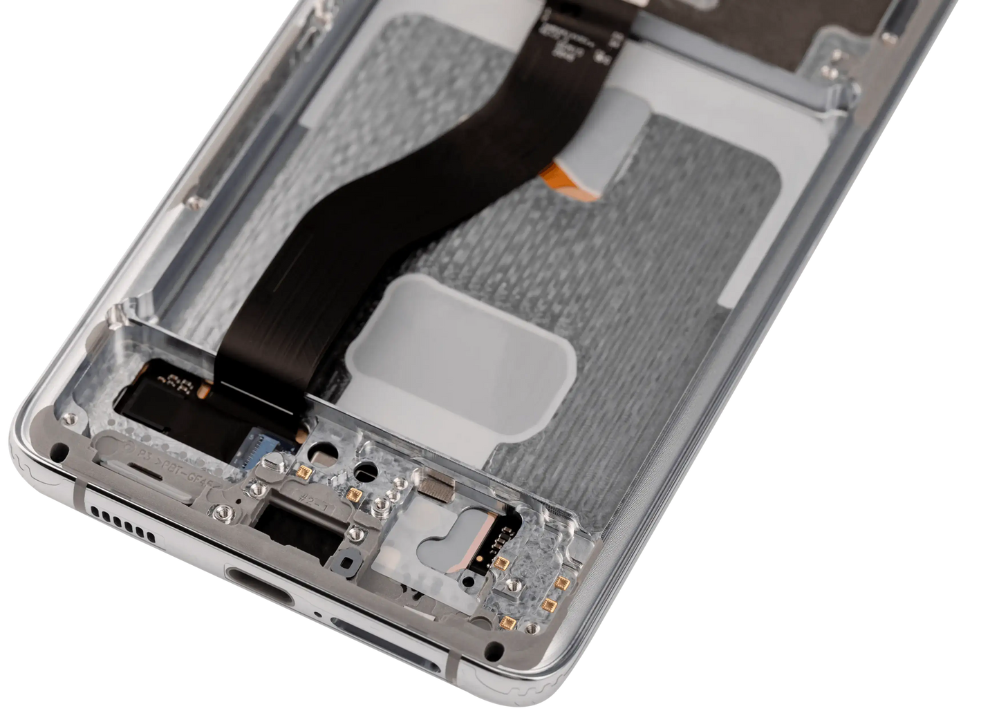 OLED Assembly With Frame For Samsung Galaxy S21 Ultra 5G (Aftermarket Plus) (120Hz) (Phantom Silver)